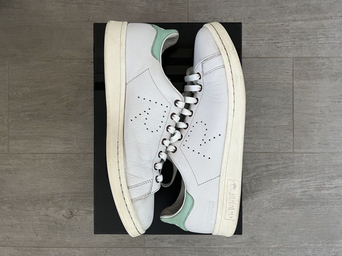 Adidas × Raf Simons Adidas Raf Simons Stan Smiths White / Mint Green - Size 11 Size US 11 / EU 44 - 9 Thumbnail
