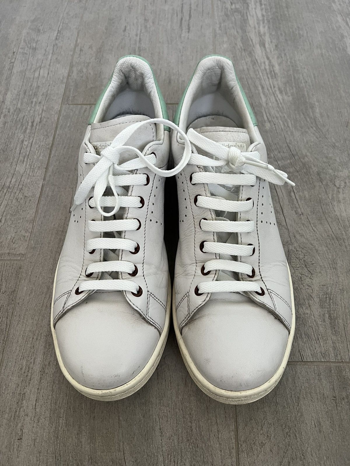 Adidas × Raf Simons Adidas Raf Simons Stan Smiths White / Mint Green - Size 11 Size US 11 / EU 44 - 6 Thumbnail