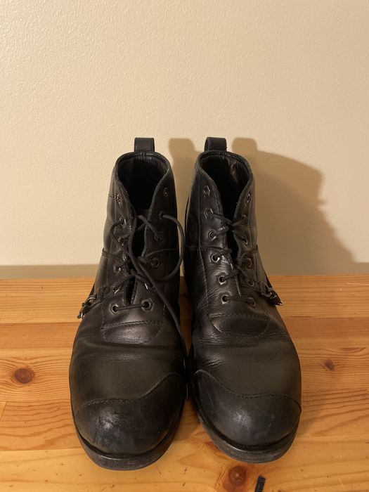 helmut lang combat boots