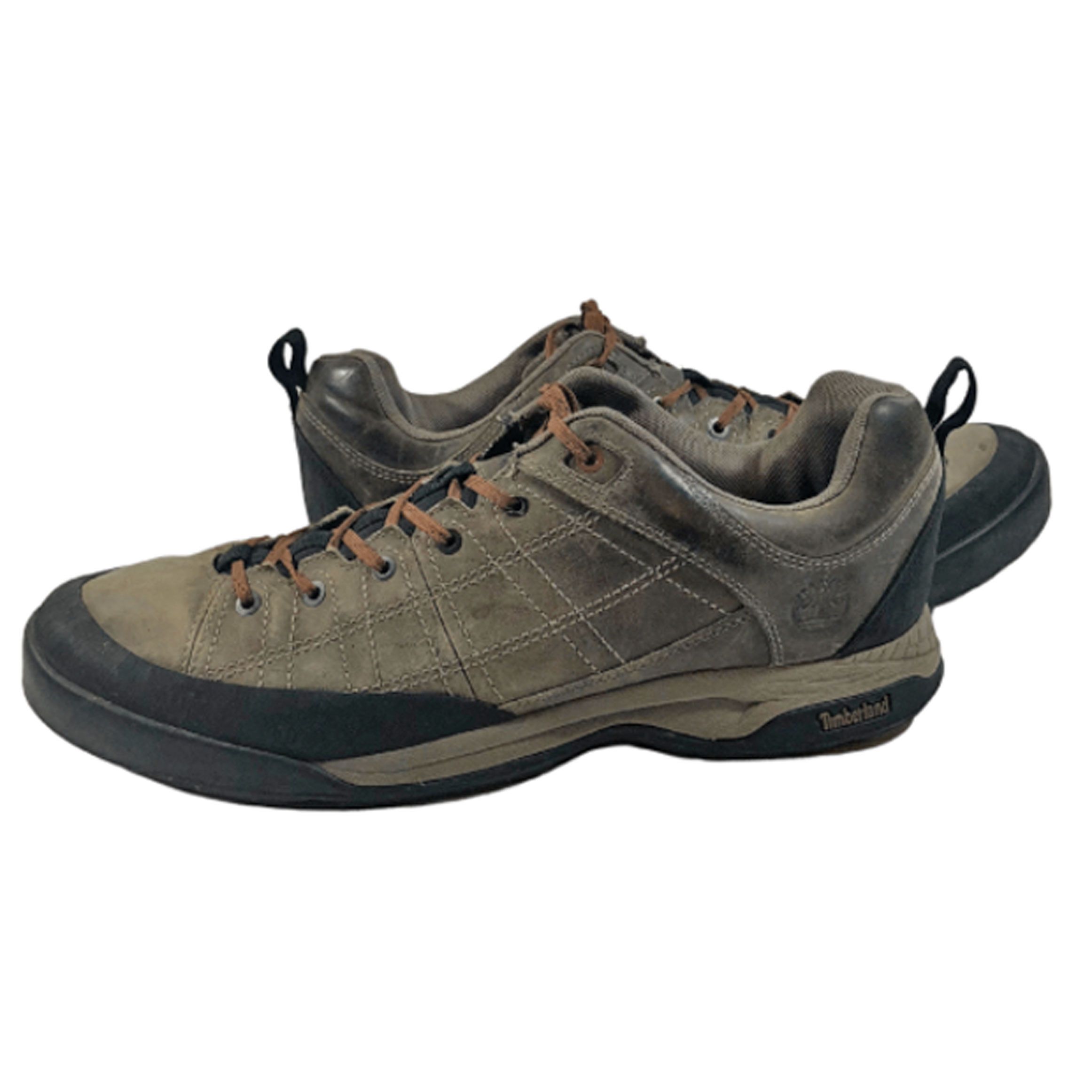 Timberland TIMBERLAND® Brown Low Top Brown Hiking Shoes Size 11.5 Size US 11.5 / EU 44-45 - 4 Thumbnail