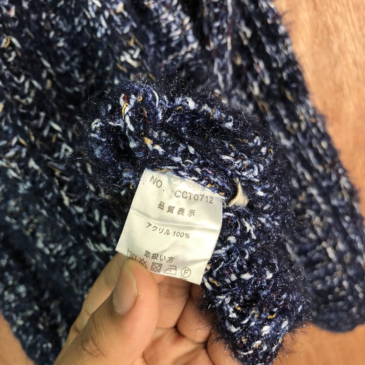 Japanese Brand Japanese brand Blue Shag Shaggy Fur Mohair Knitwear #6500 Size US M / EU 48-50 / 2 - 6 Thumbnail