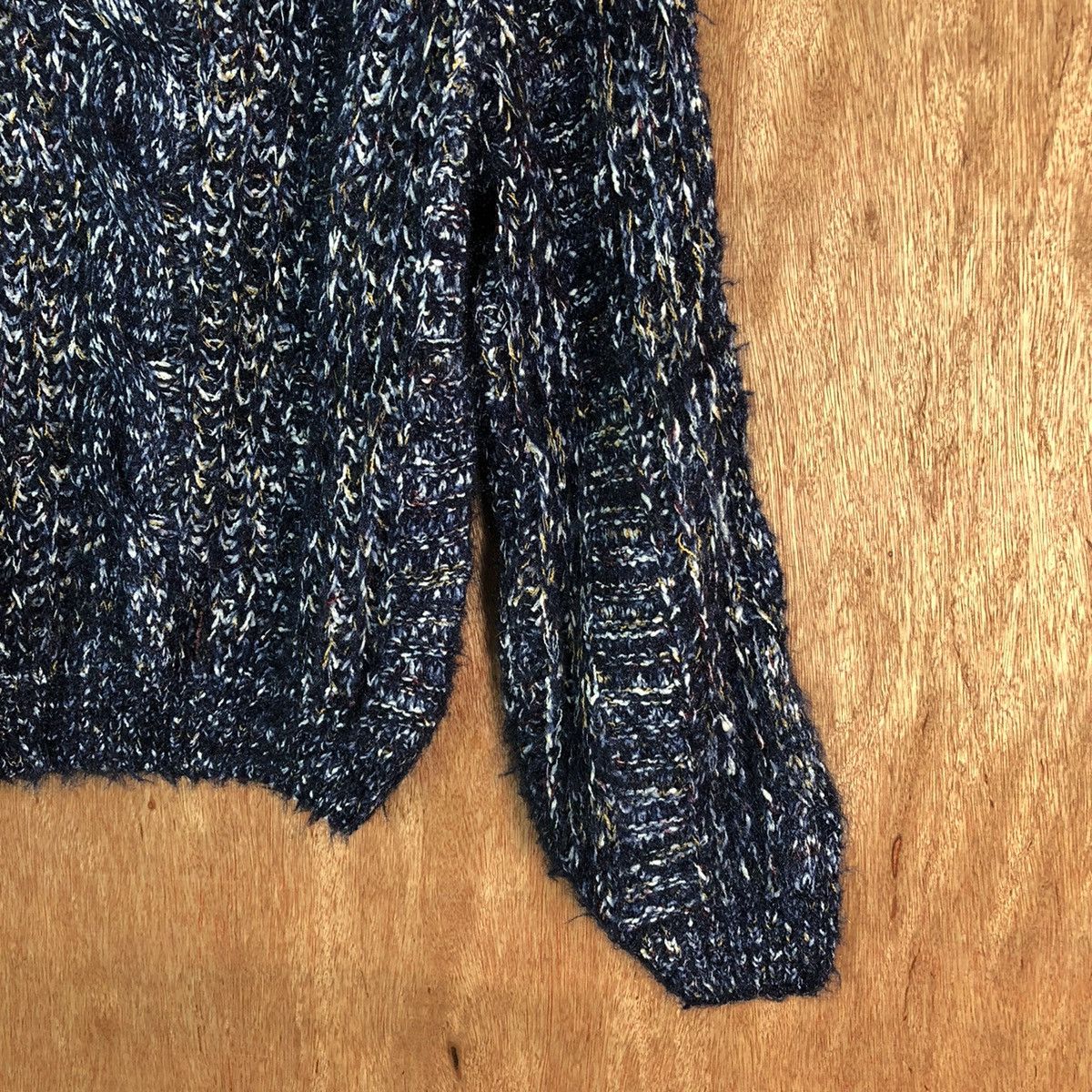 Japanese Brand Japanese brand Blue Shag Shaggy Fur Mohair Knitwear #6500 Size US M / EU 48-50 / 2 - 10 Thumbnail