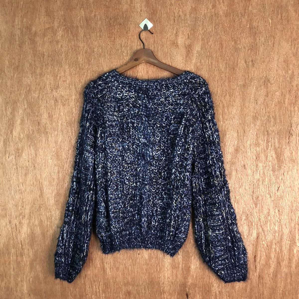 Japanese Brand Japanese brand Blue Shag Shaggy Fur Mohair Knitwear #6500 Size US M / EU 48-50 / 2 - 8 Thumbnail