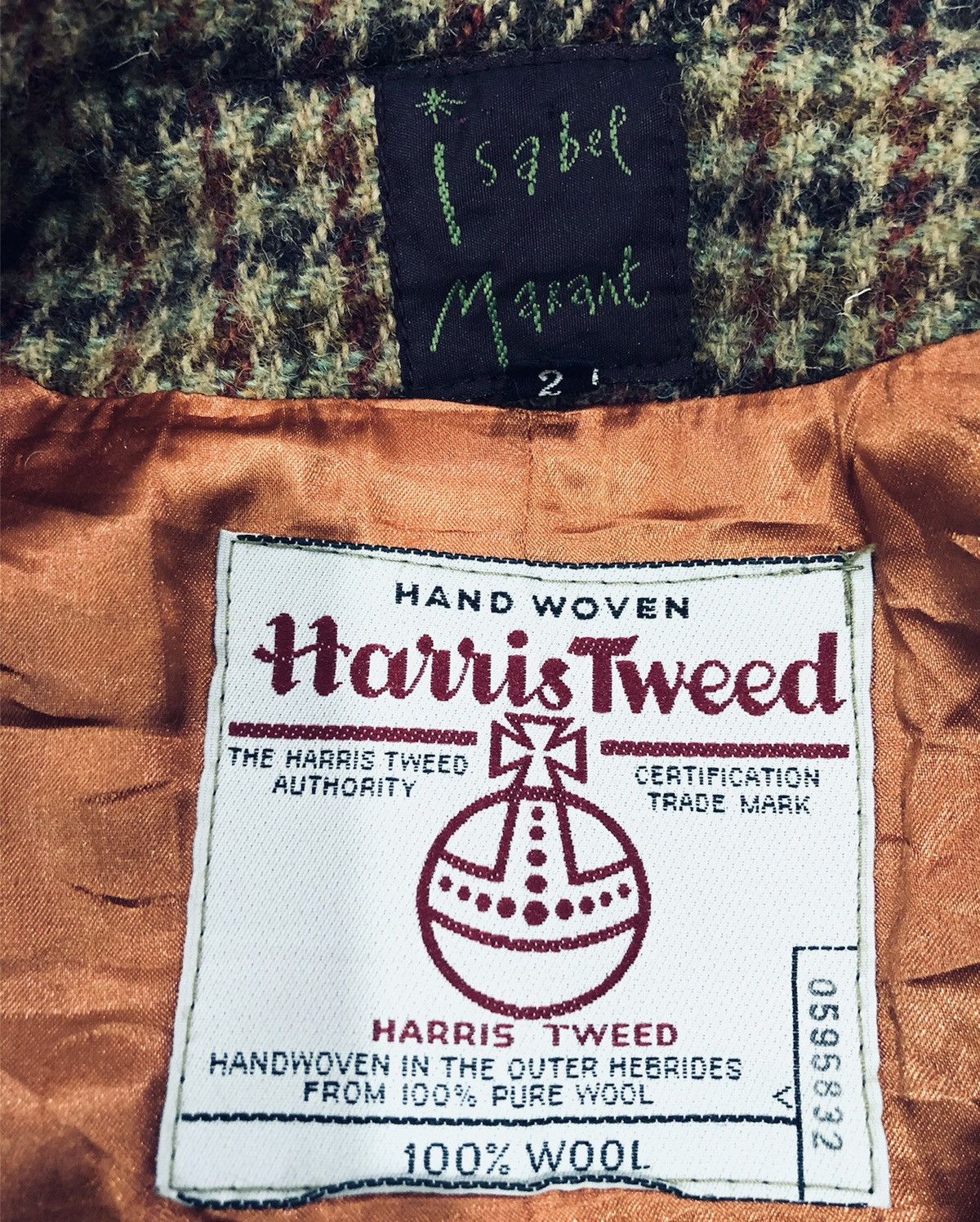Harris Tweed × Isabel Marant Hand Woven Isabel Marant Harris Tweed Wool Size US S / EU 44-46 / 1 - 6 Thumbnail
