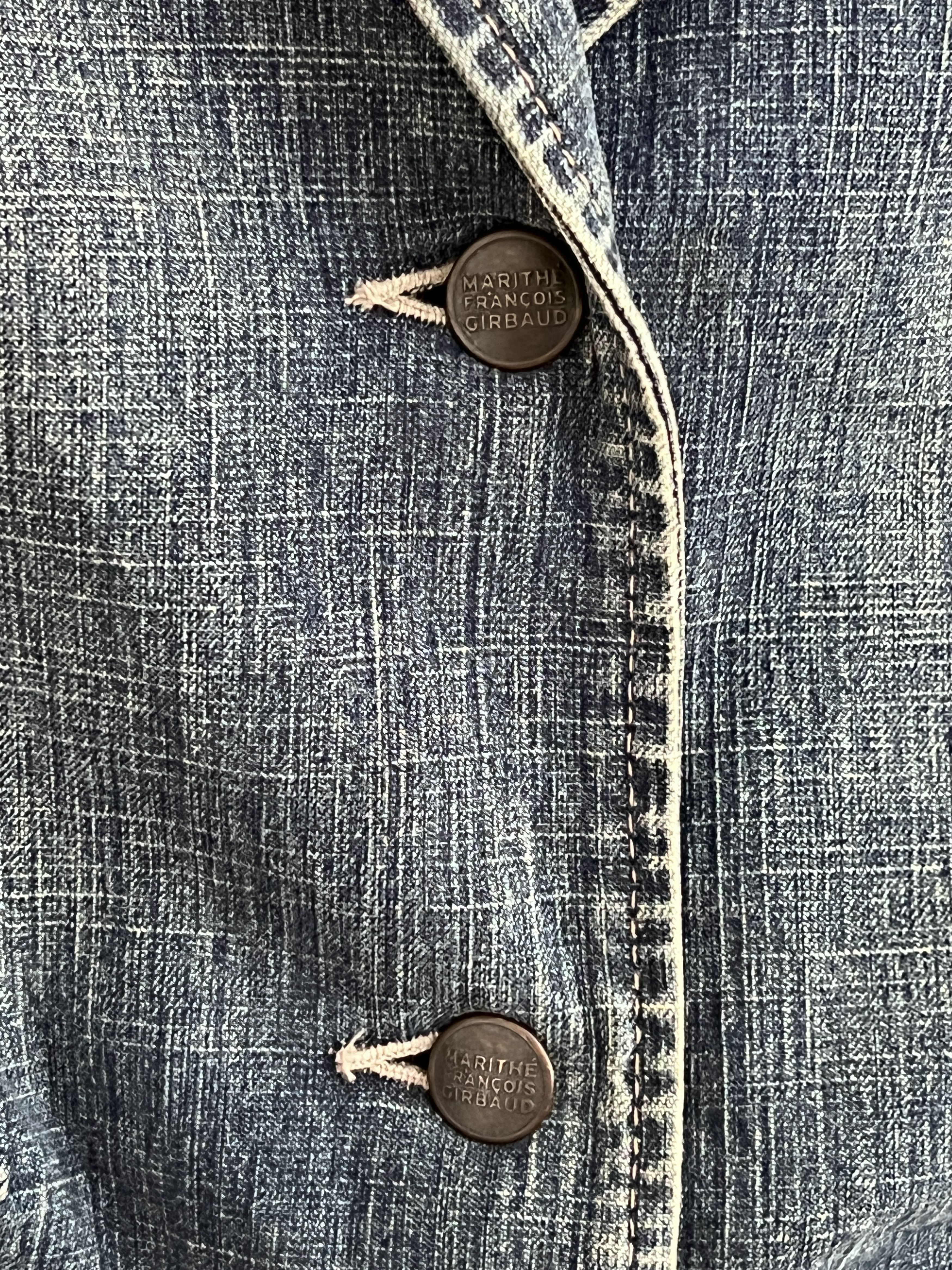 Marithe + Francois Girbaud 2000's Marithe Francois Girbaud Denim Jacket MFG Size S / US 4 / IT 40 - 4 Thumbnail
