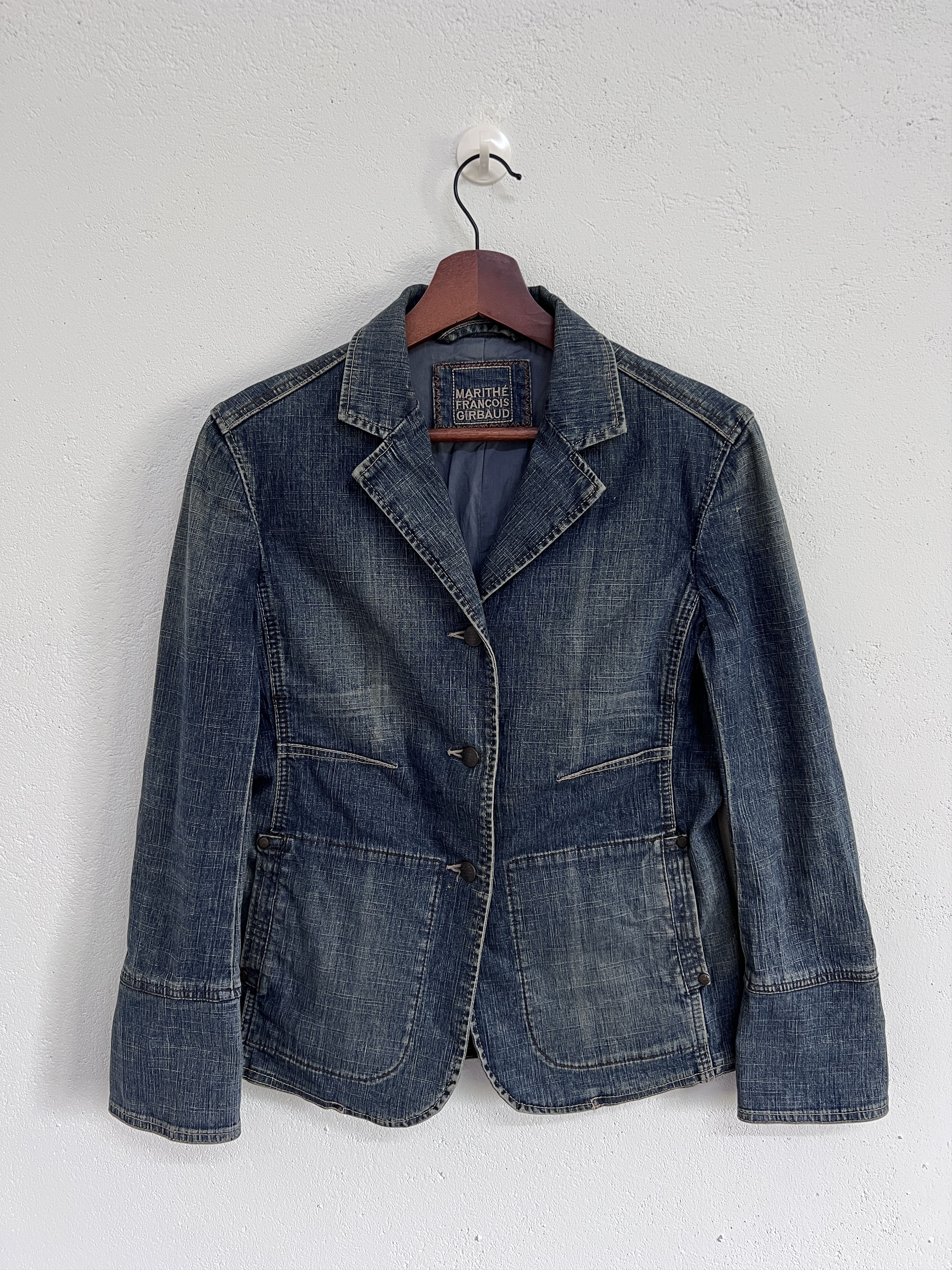 Marithe + Francois Girbaud 2000's Marithe Francois Girbaud Denim Jacket MFG Size S / US 4 / IT 40 - 1 Thumbnail