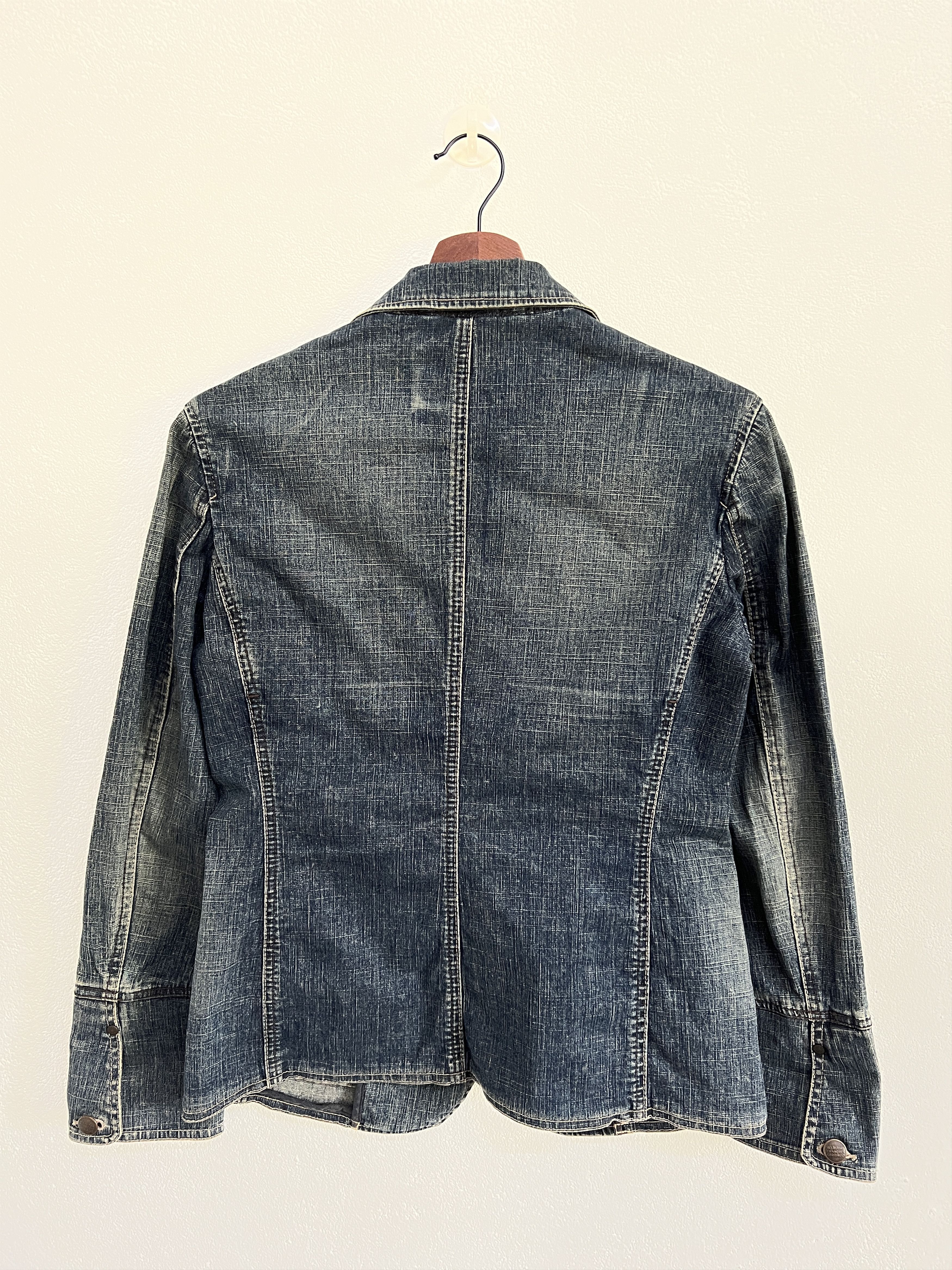 Marithe + Francois Girbaud 2000's Marithe Francois Girbaud Denim Jacket MFG Size S / US 4 / IT 40 - 7 Thumbnail