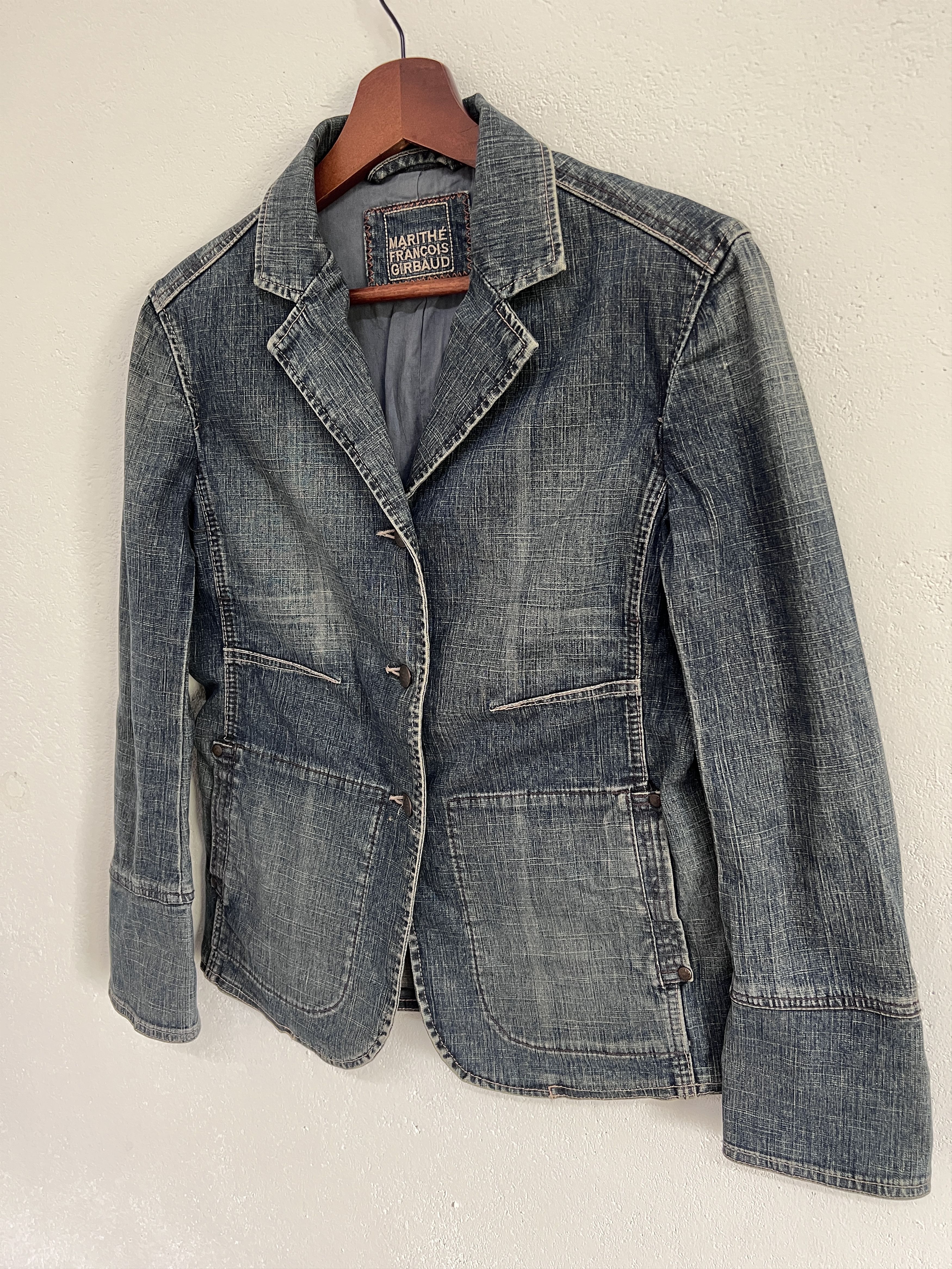 Marithe + Francois Girbaud 2000's Marithe Francois Girbaud Denim Jacket MFG Size S / US 4 / IT 40 - 3 Thumbnail