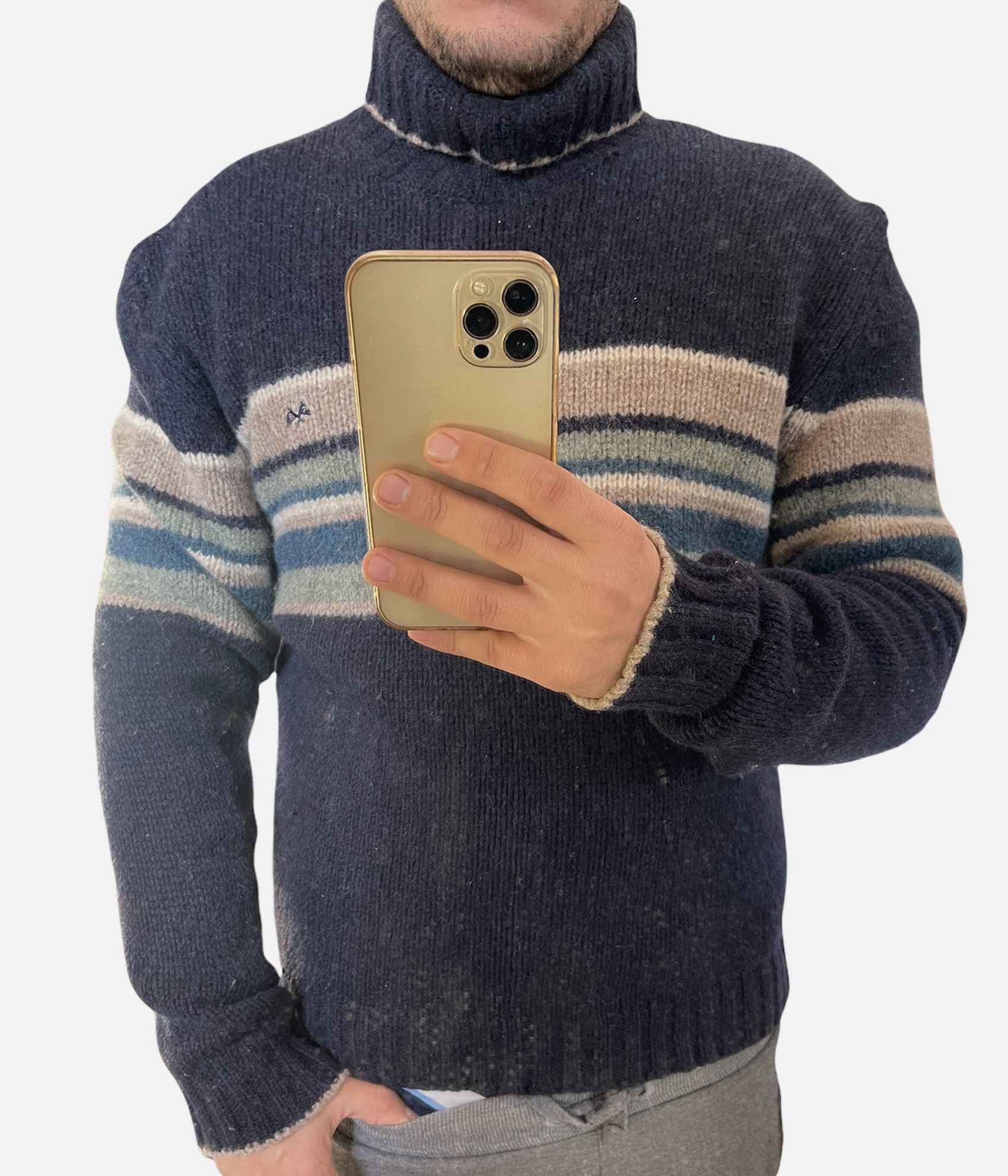 Burberry Burberry turtleneck sweater jumper wool size L Size US L / EU 52-54 / 3 - 1 Thumbnail