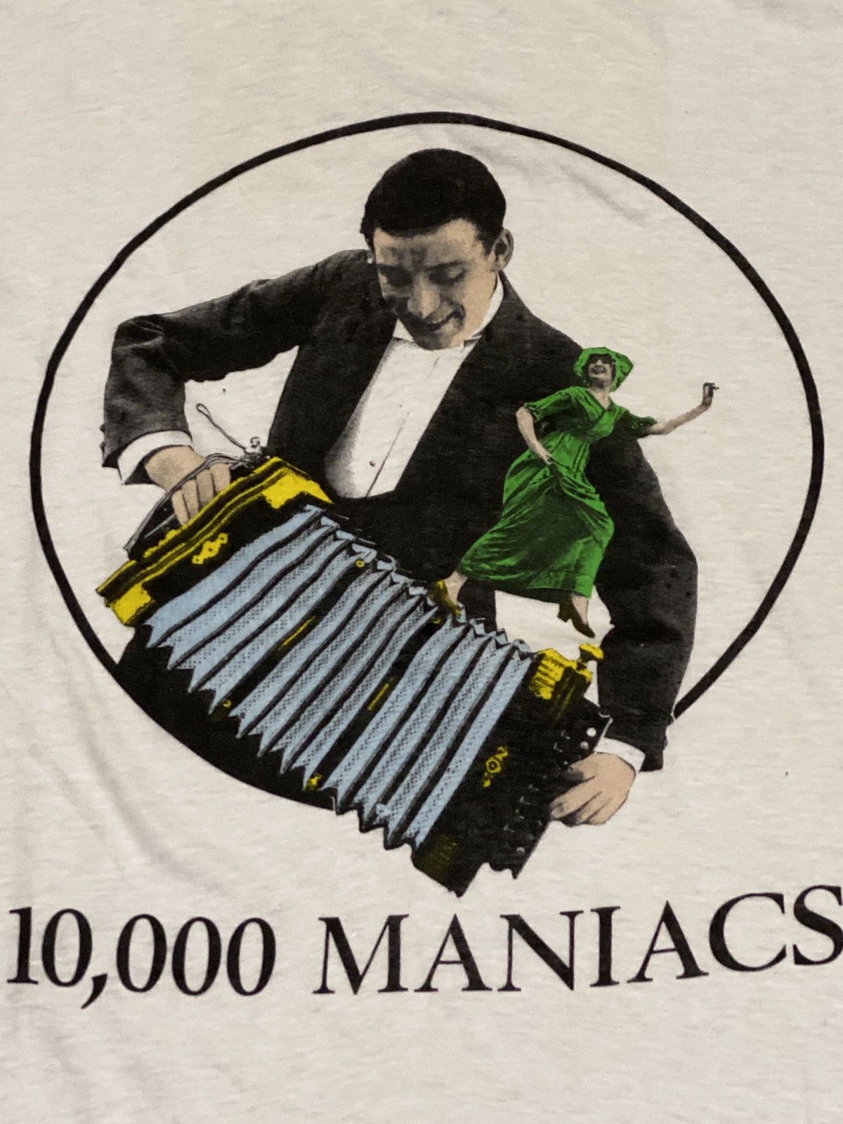 Band Tees Vintage 90s 10000 Maniacs Band T Shirt Bjork Size US S / EU 44-46 / 1 - 4 Thumbnail