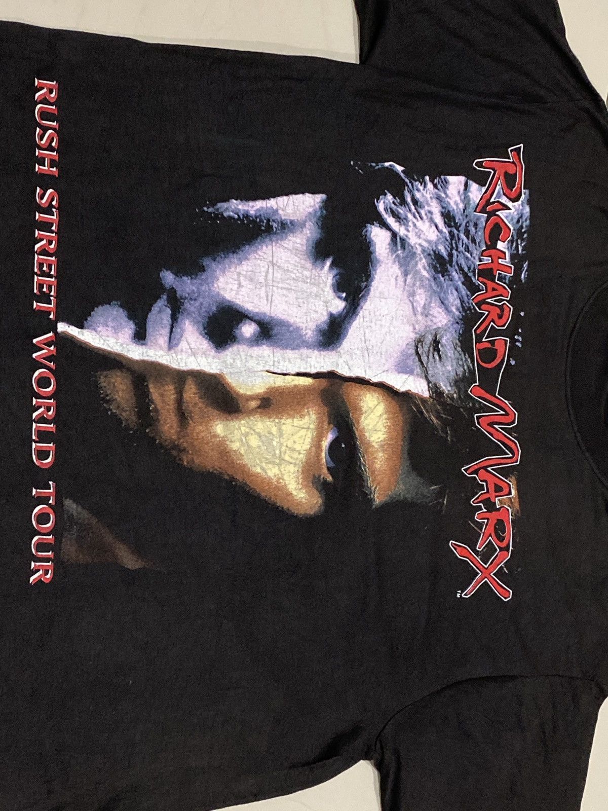 Band Tees Vintage 90s Richard Marx Rush Street World Tour T Shirt Rare Size US XL / EU 56 / 4 - 3 Thumbnail