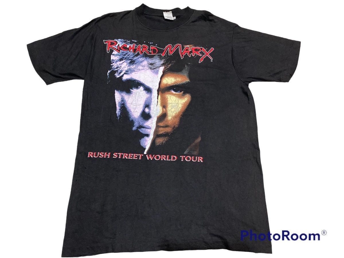 Band Tees Vintage 90s Richard Marx Rush Street World Tour T Shirt Rare Size US XL / EU 56 / 4 - 1 Thumbnail