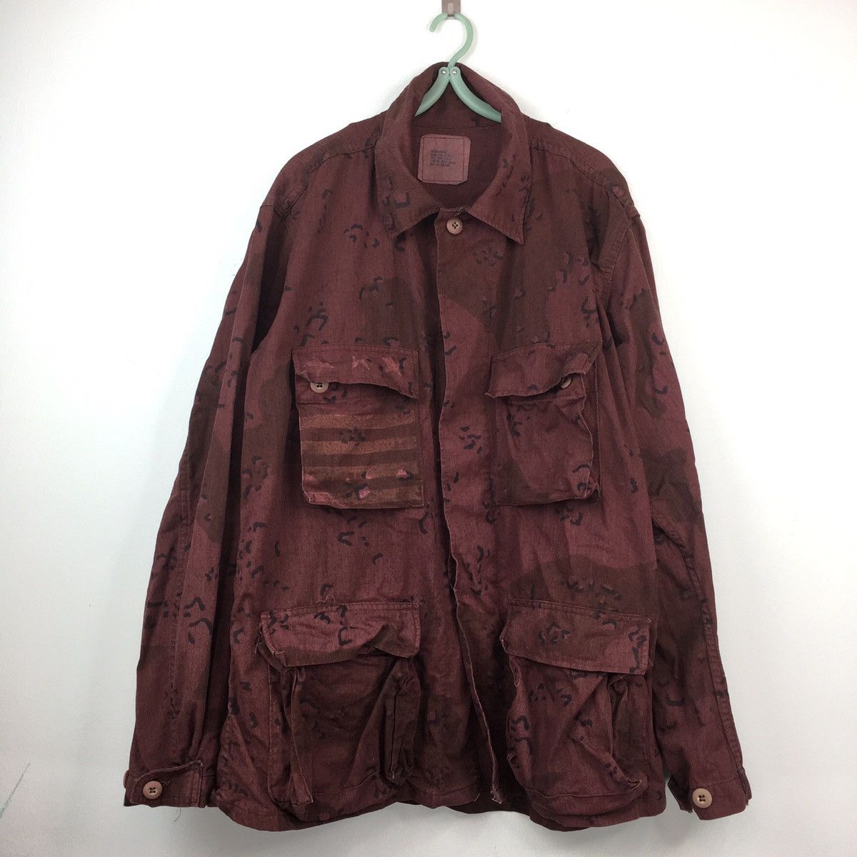 Vintage Us Dessert BDU 6c Camo Army Jacket