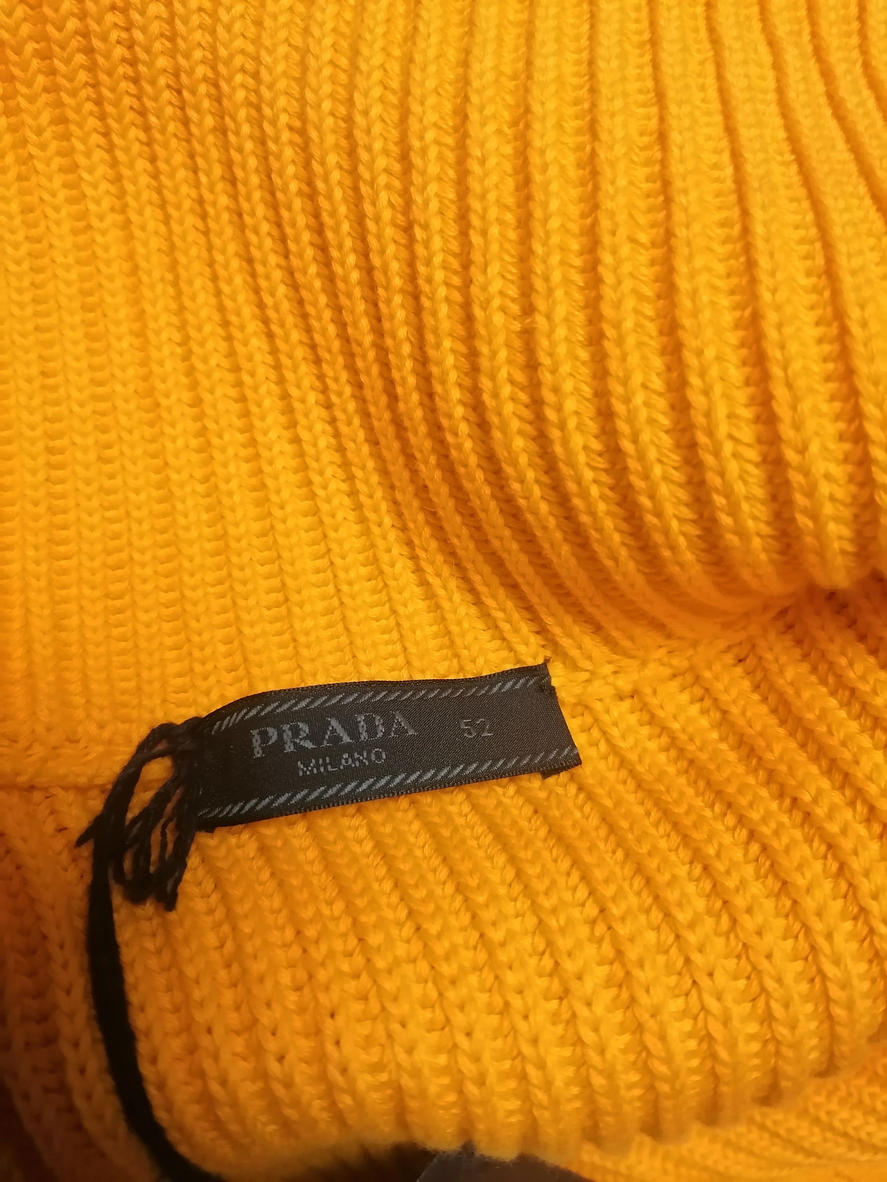 Prada Prada sweater orange Size US XL / EU 56 / 4 - 5 Thumbnail
