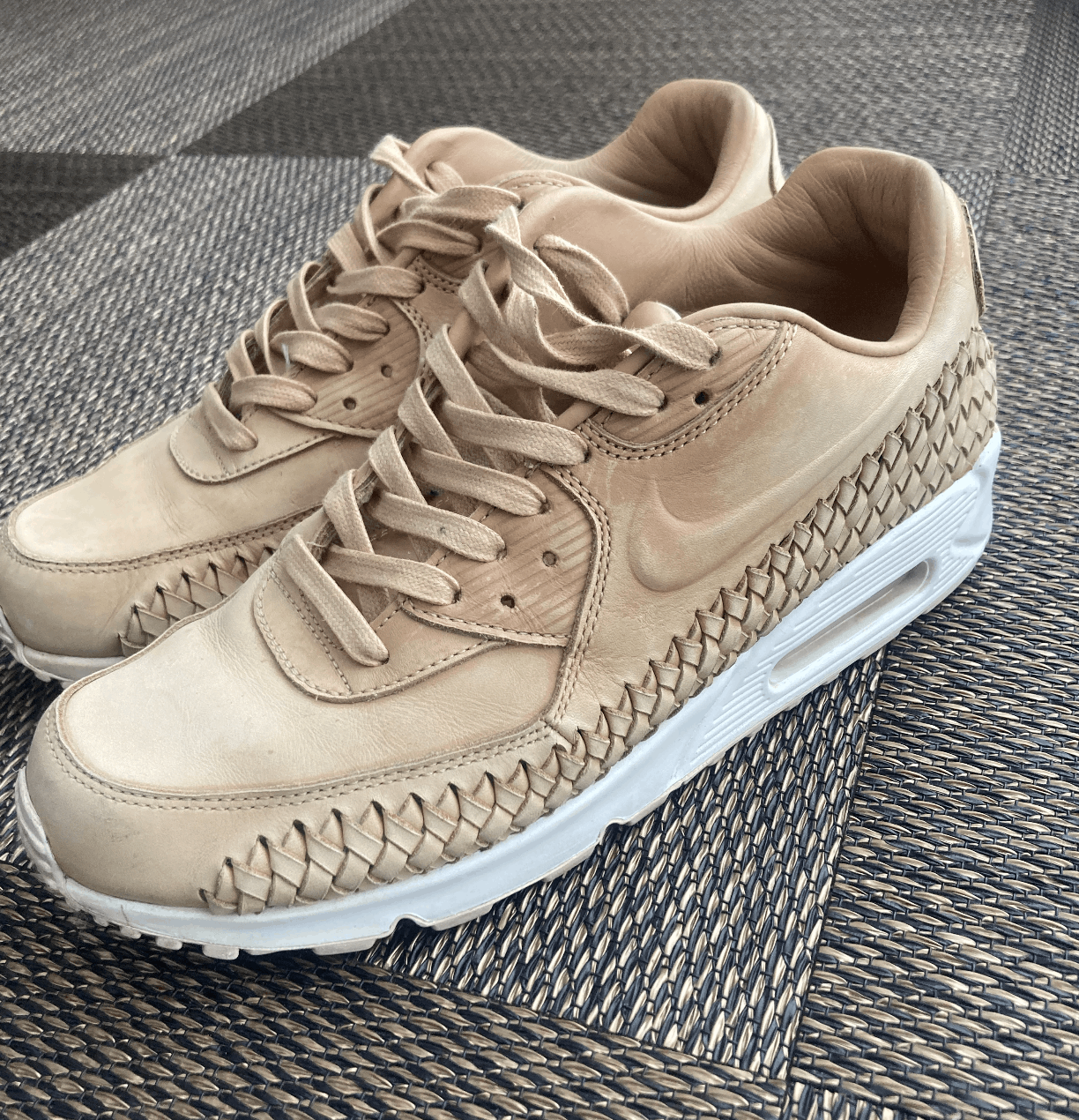 Nike NIKE AIR MAX 90 WOVEN VACHETTA TAN Grailed