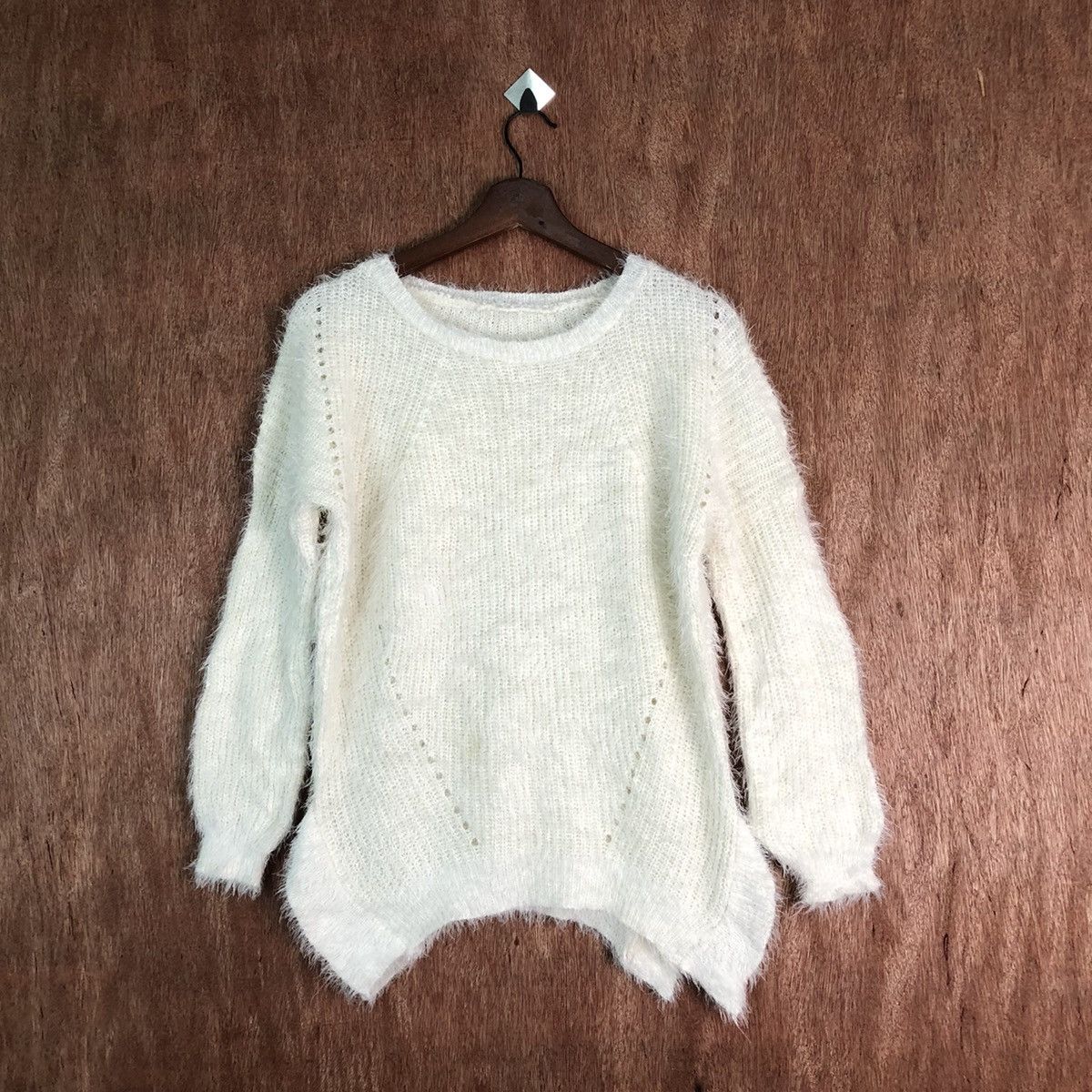 Homespun Knitwear Odds Complex Shag Shaggy Fur Mohair Knitwear #6512 Size US M / EU 48-50 / 2 - 1 Thumbnail