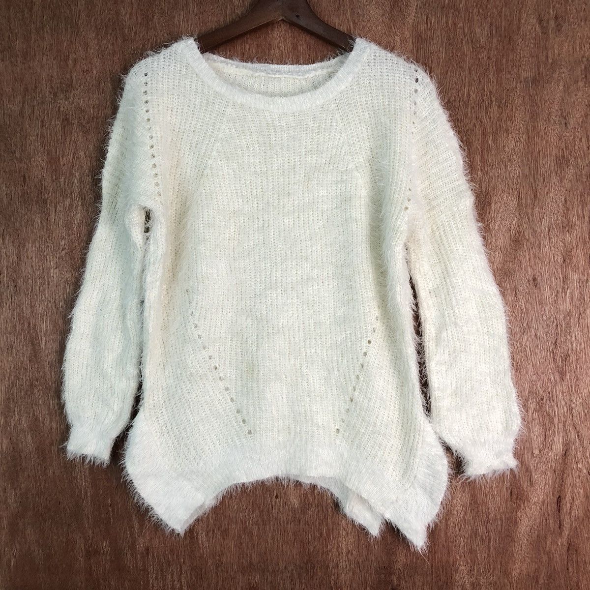 Homespun Knitwear Odds Complex Shag Shaggy Fur Mohair Knitwear #6512 Size US M / EU 48-50 / 2 - 3 Thumbnail