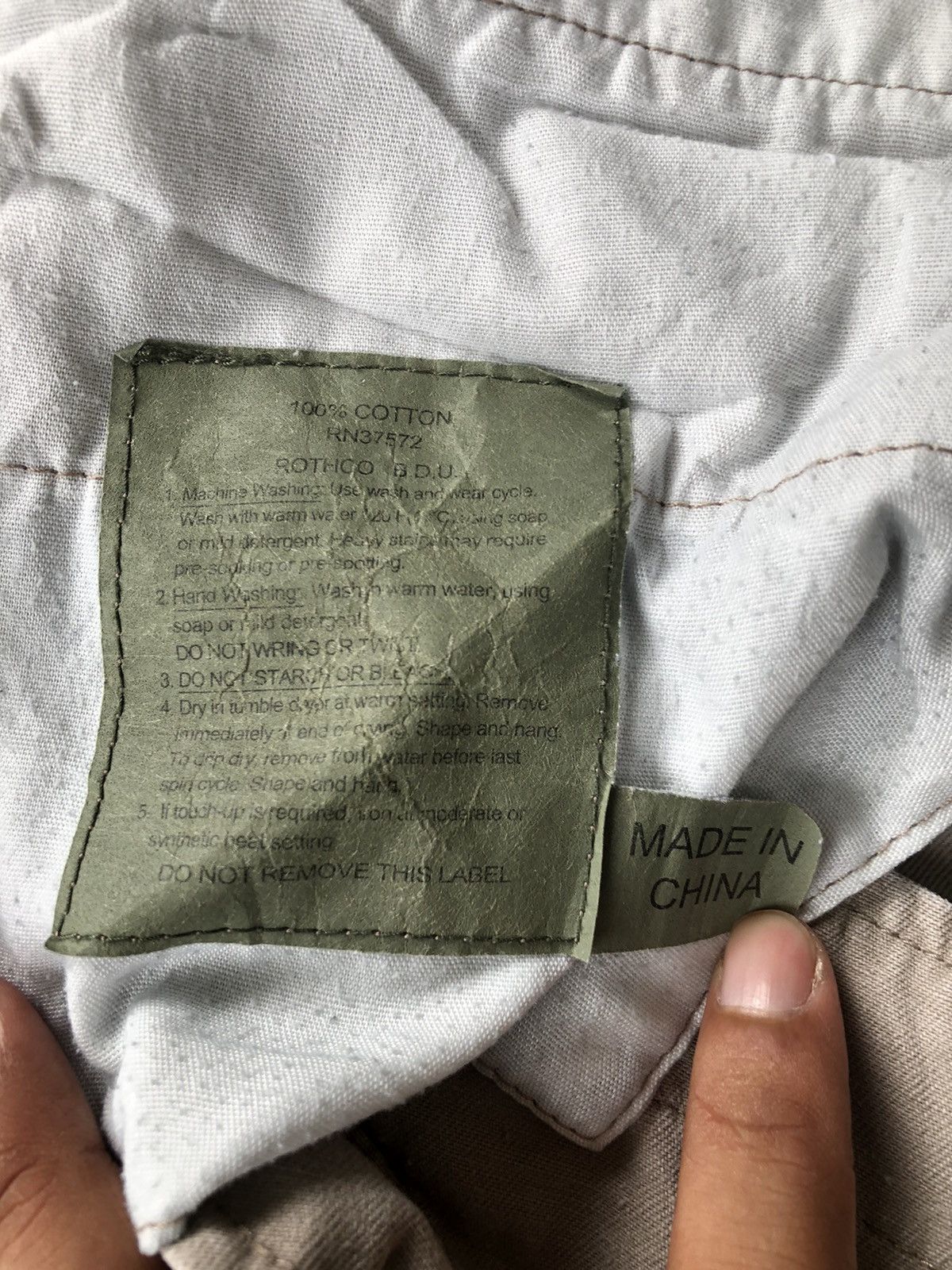 Vintage vintage military army cargo pants bondage tactical Size US 35 - 16 Thumbnail