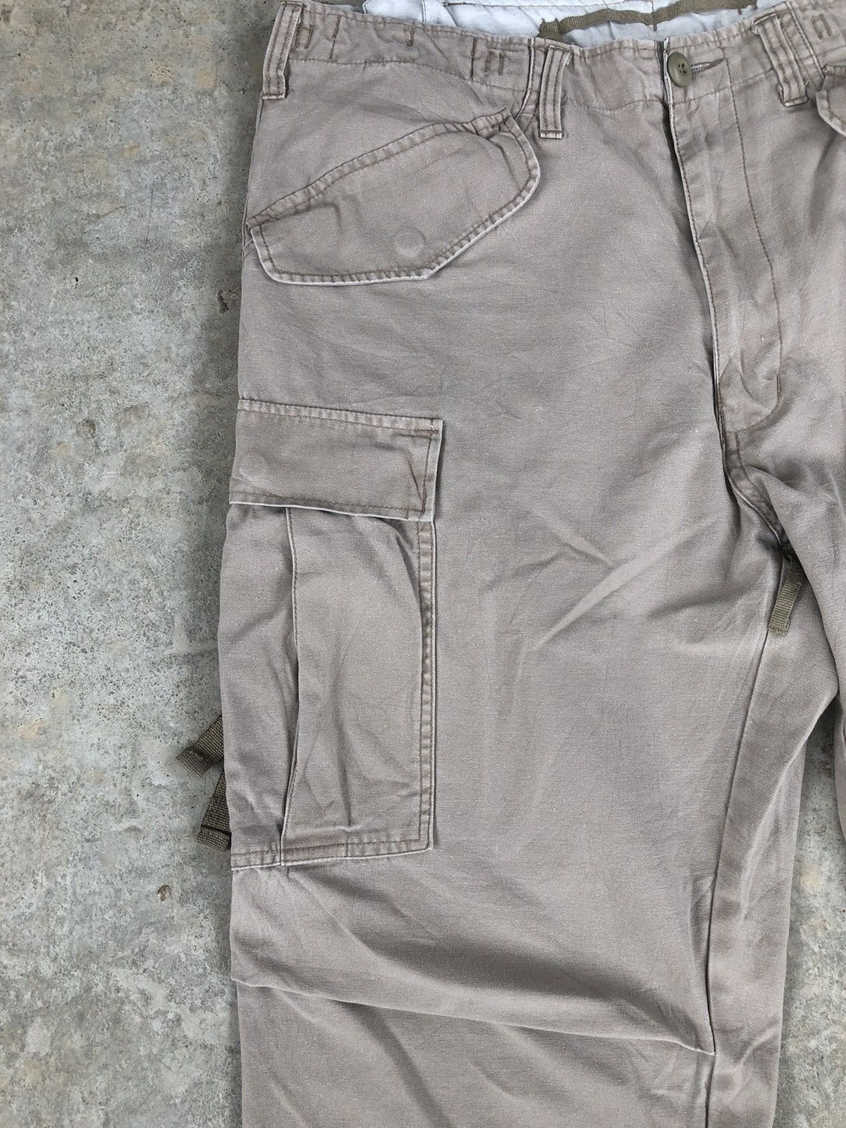 Vintage vintage military army cargo pants bondage tactical Size US 35 - 3 Thumbnail