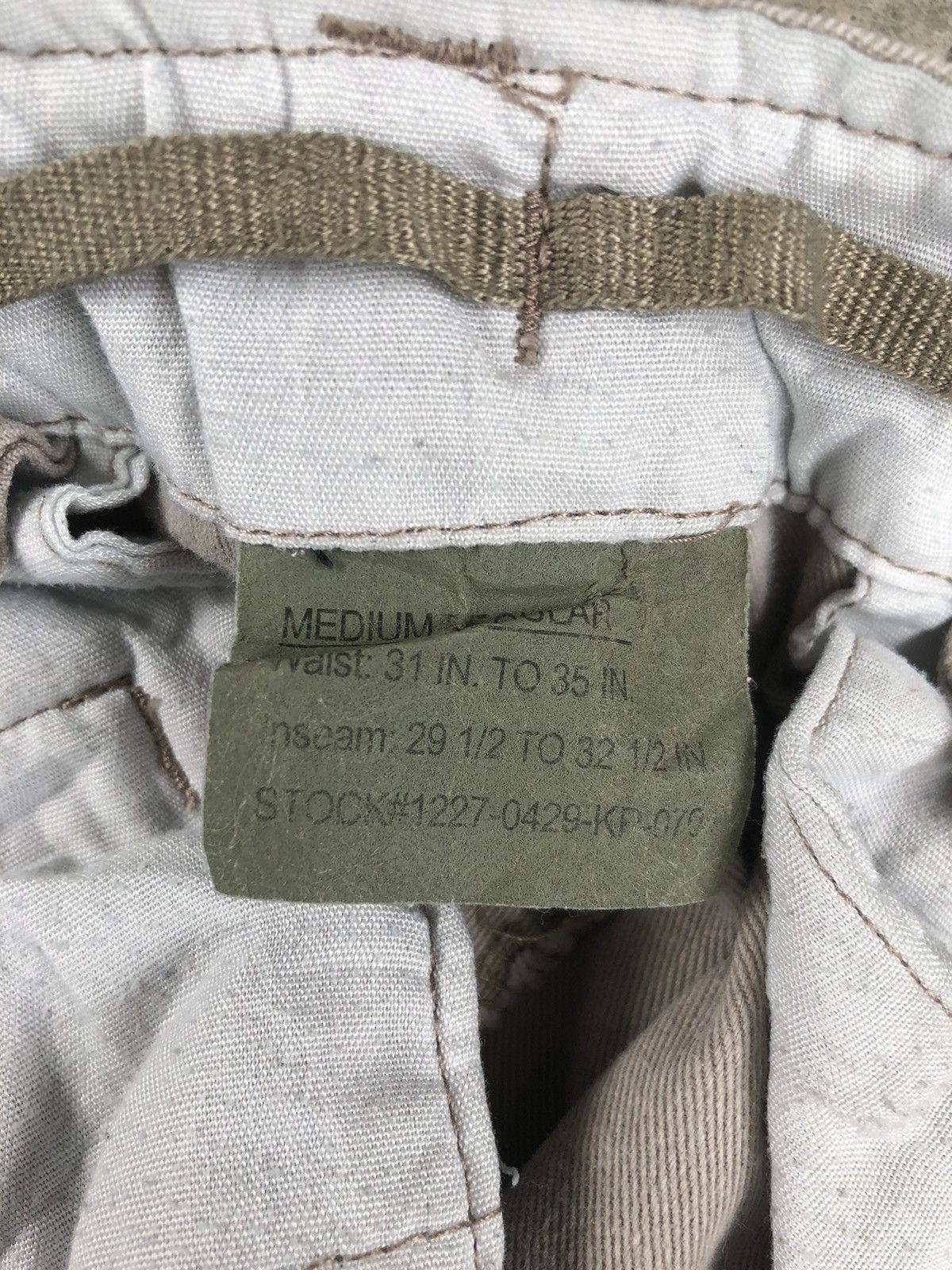 Vintage vintage military army cargo pants bondage tactical Size US 35 - 15 Thumbnail