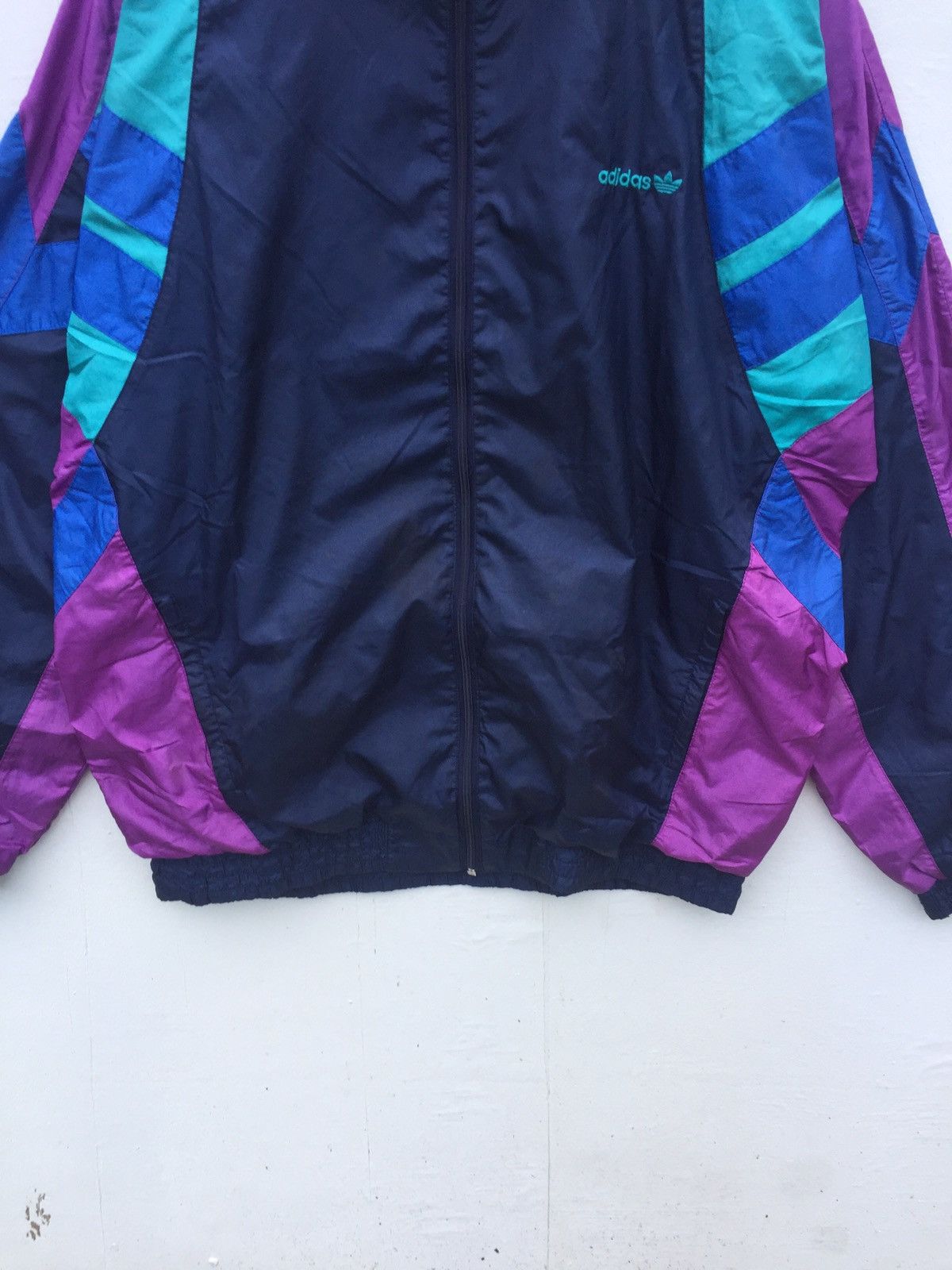 Adidas VINTAGE ADIDAS ORIGINALS SHELL JACKET WINDBREAKER SWEATER Size US XL / EU 56 / 4 - 3 Thumbnail
