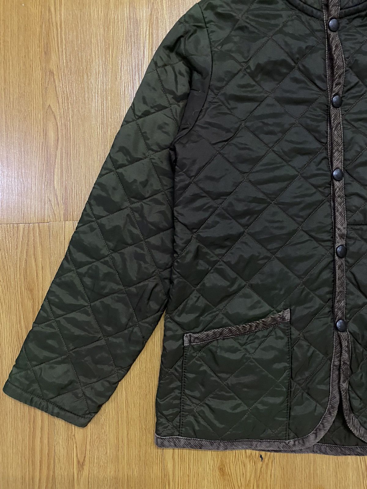 Lavenham × Vintage Lavenham Quilted Button Hoodie Jacket Size US S / EU 44-46 / 1 - 5 Thumbnail
