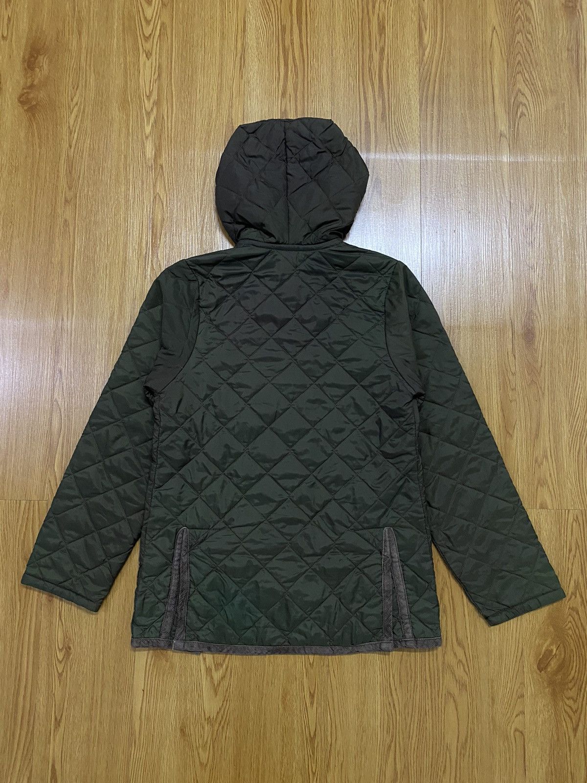 Lavenham × Vintage Lavenham Quilted Button Hoodie Jacket Size US S / EU 44-46 / 1 - 2 Thumbnail