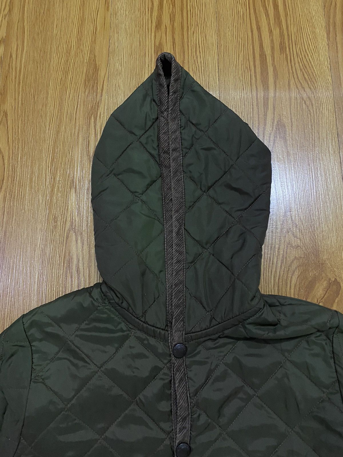 Lavenham × Vintage Lavenham Quilted Button Hoodie Jacket Size US S / EU 44-46 / 1 - 6 Thumbnail