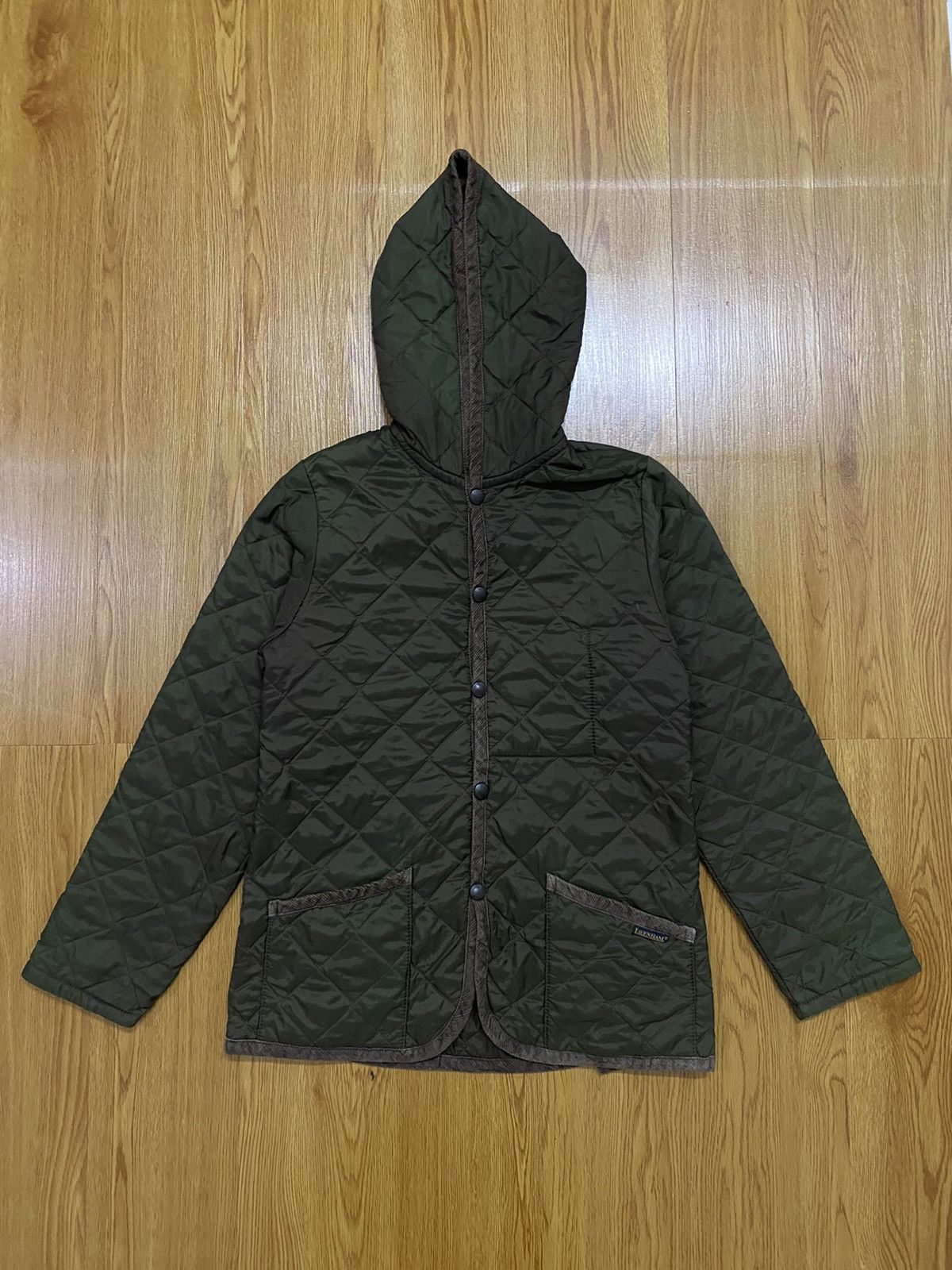 Lavenham × Vintage Lavenham Quilted Button Hoodie Jacket Size US S / EU 44-46 / 1 - 1 Thumbnail