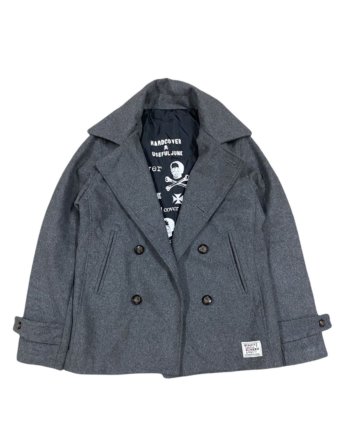 David Surf Clothing Hardcover Useful Junk Peacoat Jacket