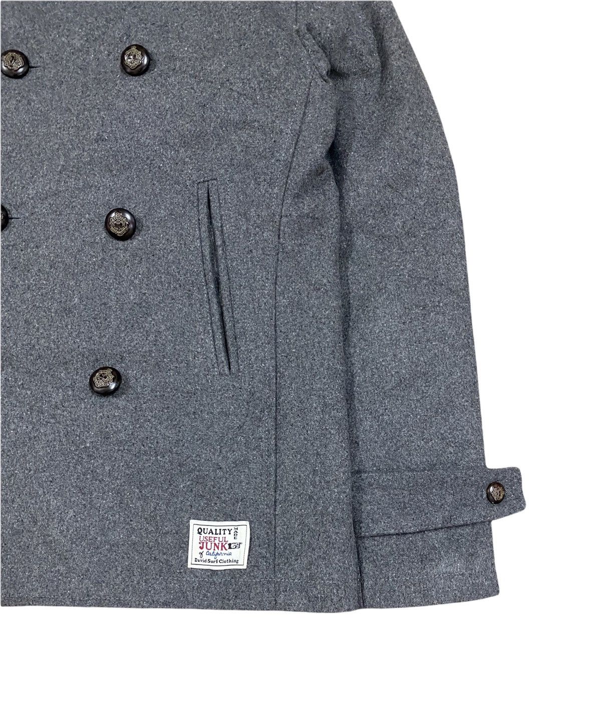 Japanese Brand × Roen David Surf Clothing Hardcover Useful Junk Peacoat Jacket Size US M / EU 48-50 / 2 - 8 Thumbnail