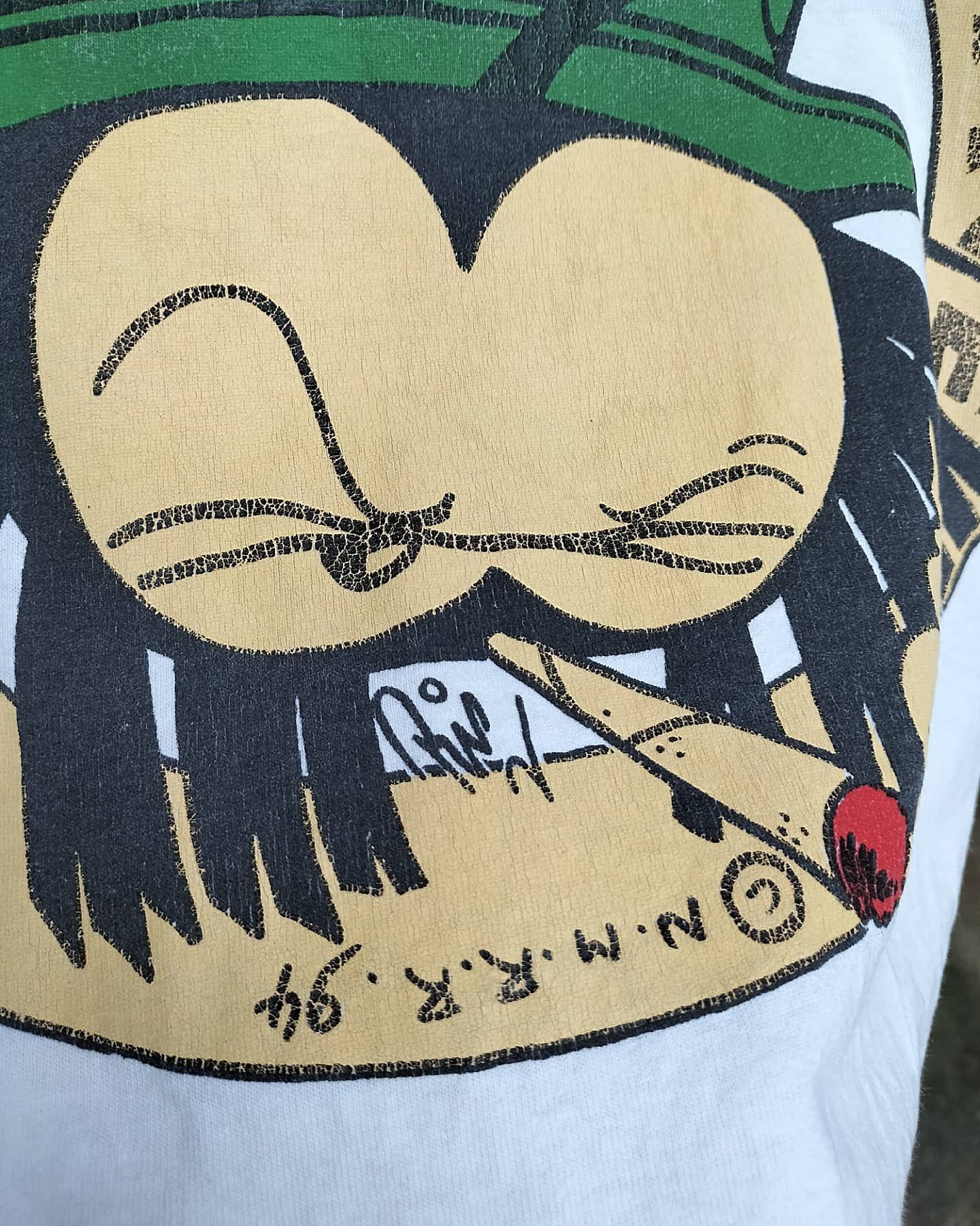 Vintage 90s Dready Culture Roots Peace Smoke Weed 1994 marijuana Size US XL / EU 56 / 4 - 2 Thumbnail