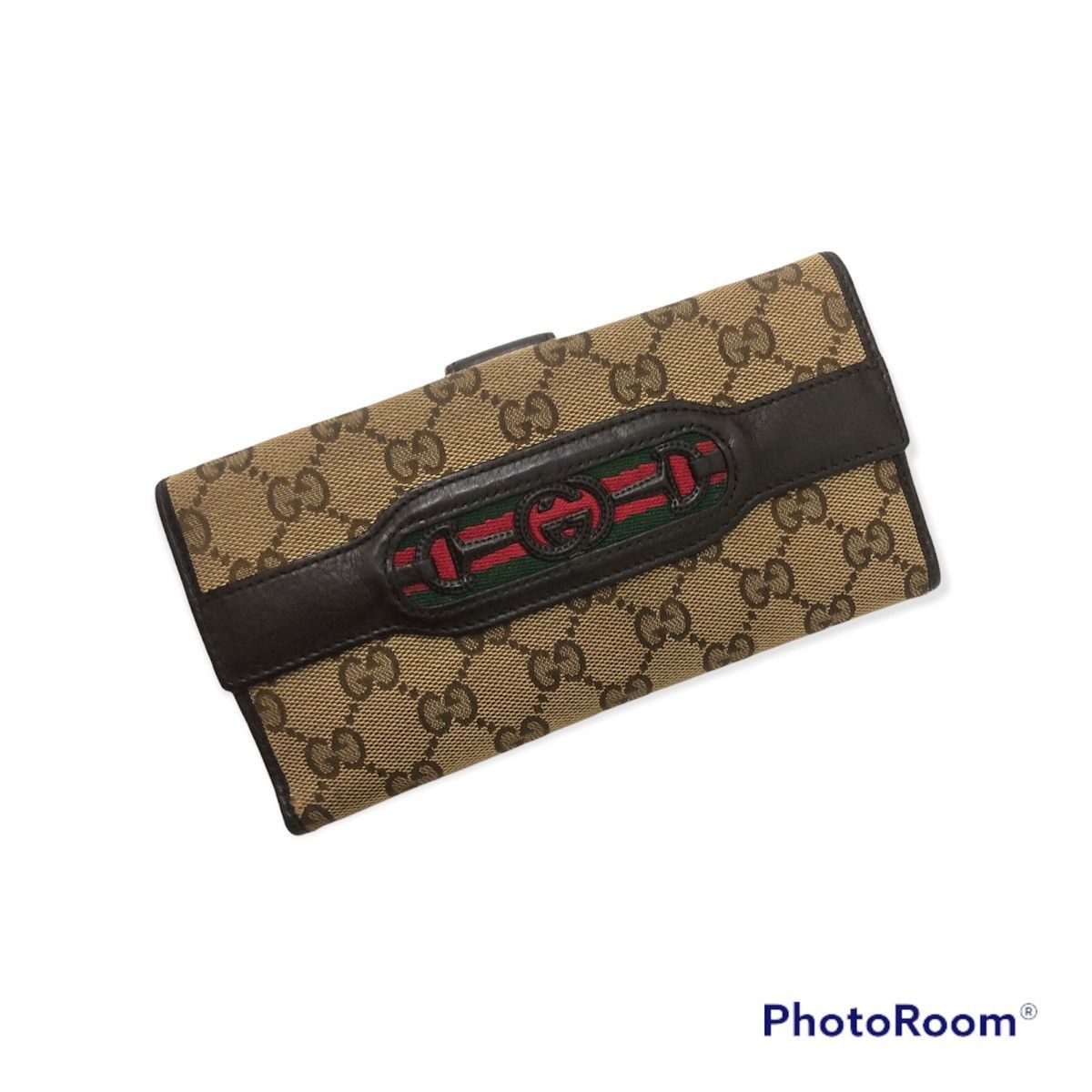Gucci Gucci Monogram gg Horsebit Long Wallet Size ONE SIZE - 1 Thumbnail