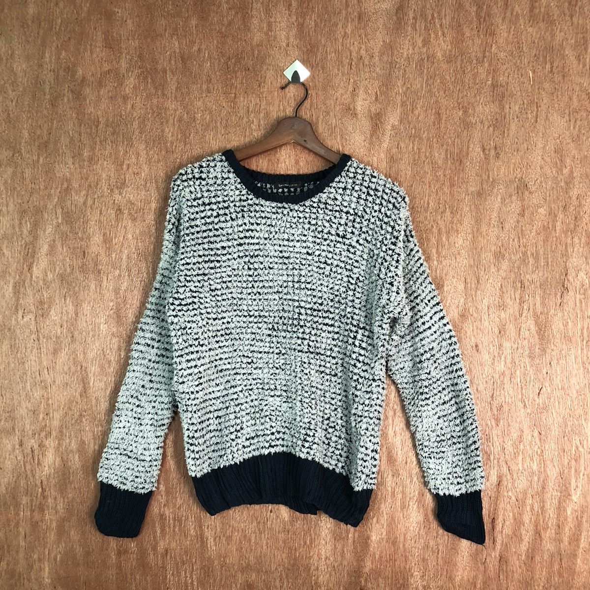 Homespun Knitwear Lascene Privee Shag Shaggy Fur Mohair Knitwear #6502 Size US M / EU 48-50 / 2 - 1 Thumbnail