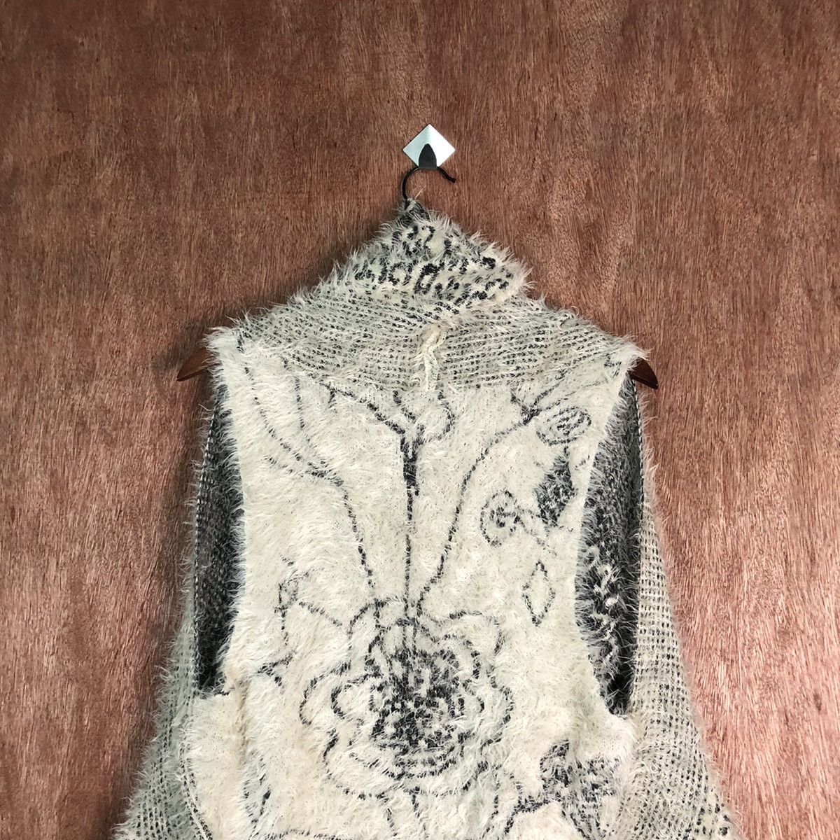 Homespun Knitwear × Japanese Brand Free Size !!Sarisa Shag Shaggy Fur Mohair Knitwear #6492 Size US S / EU 44-46 / 1 - 2 Thumbnail