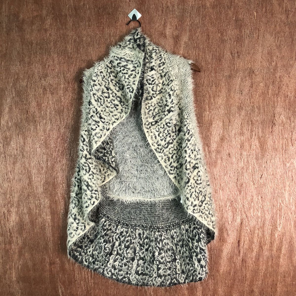 Homespun Knitwear × Japanese Brand Free Size !!Sarisa Shag Shaggy Fur Mohair Knitwear #6492 Size US S / EU 44-46 / 1 - 7 Thumbnail