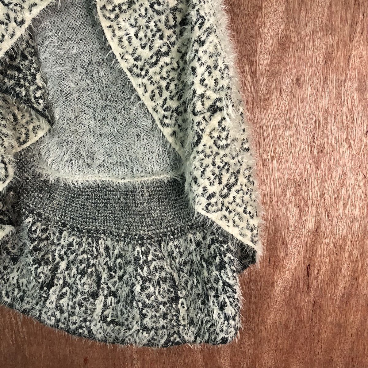 Homespun Knitwear × Japanese Brand Free Size !!Sarisa Shag Shaggy Fur Mohair Knitwear #6492 Size US S / EU 44-46 / 1 - 9 Thumbnail