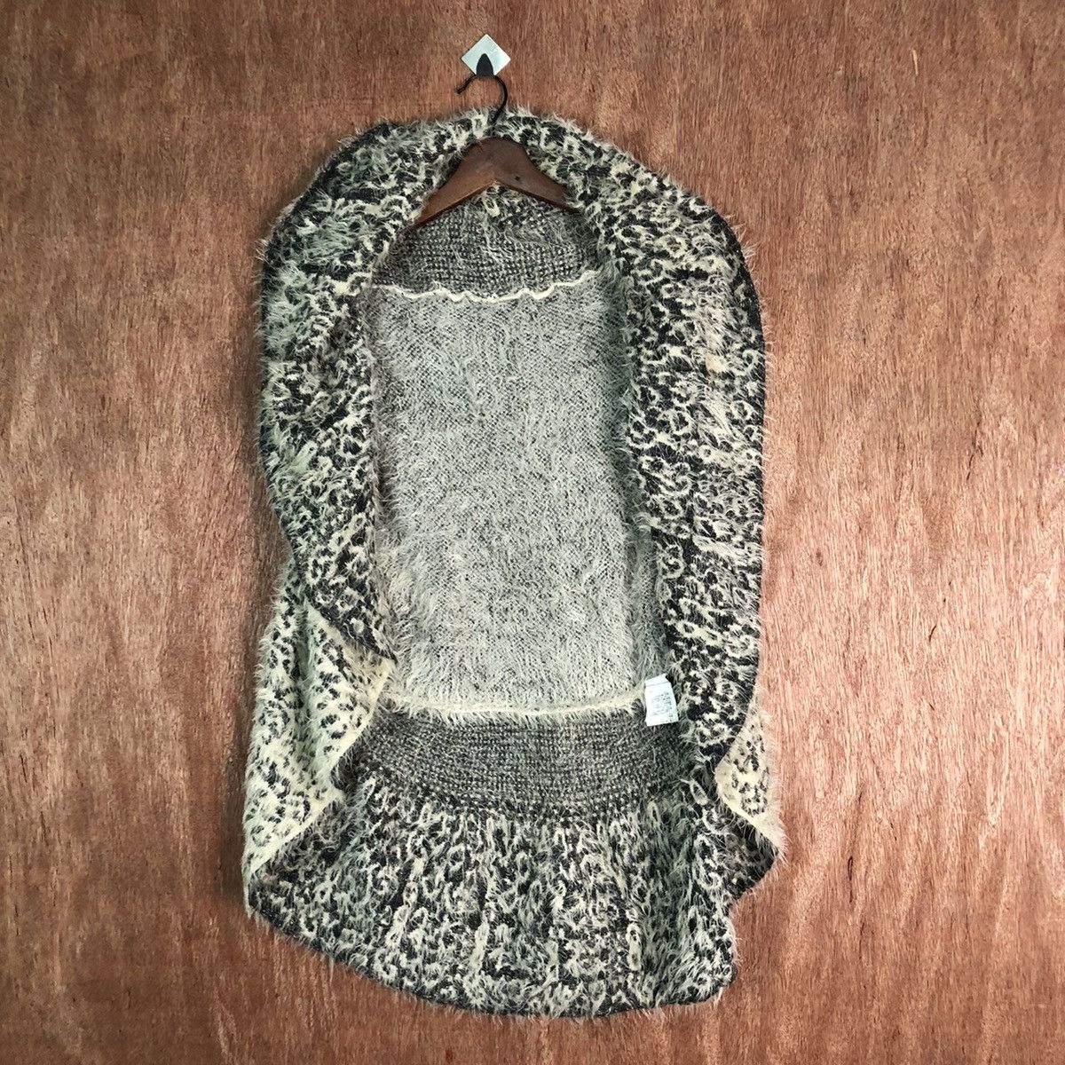 Homespun Knitwear × Japanese Brand Free Size !!Sarisa Shag Shaggy Fur Mohair Knitwear #6492 Size US S / EU 44-46 / 1 - 10 Thumbnail