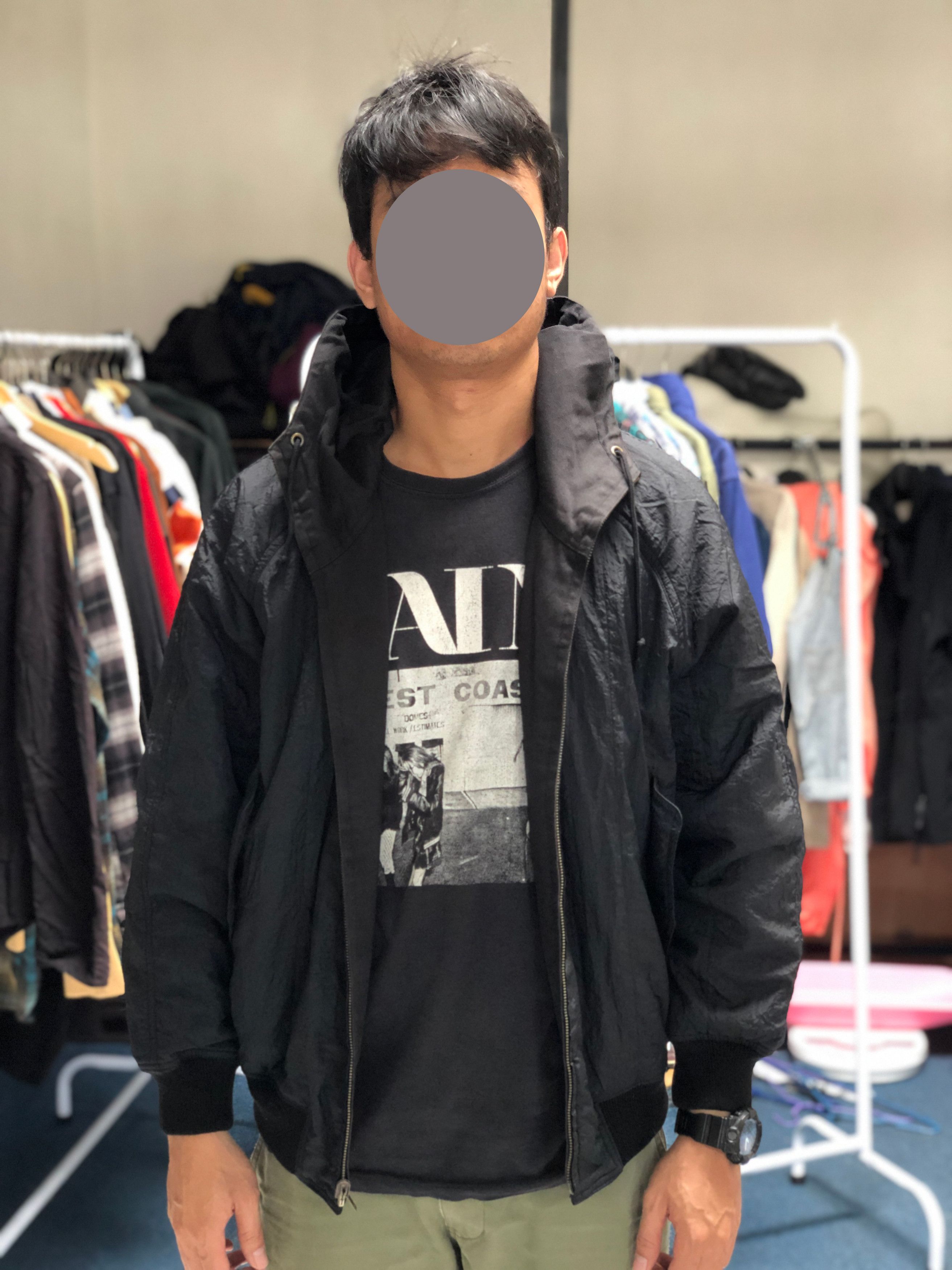 ISSEY MIYAKE Tsumori Chisato Reversible Half coat TC23-FA008 black M