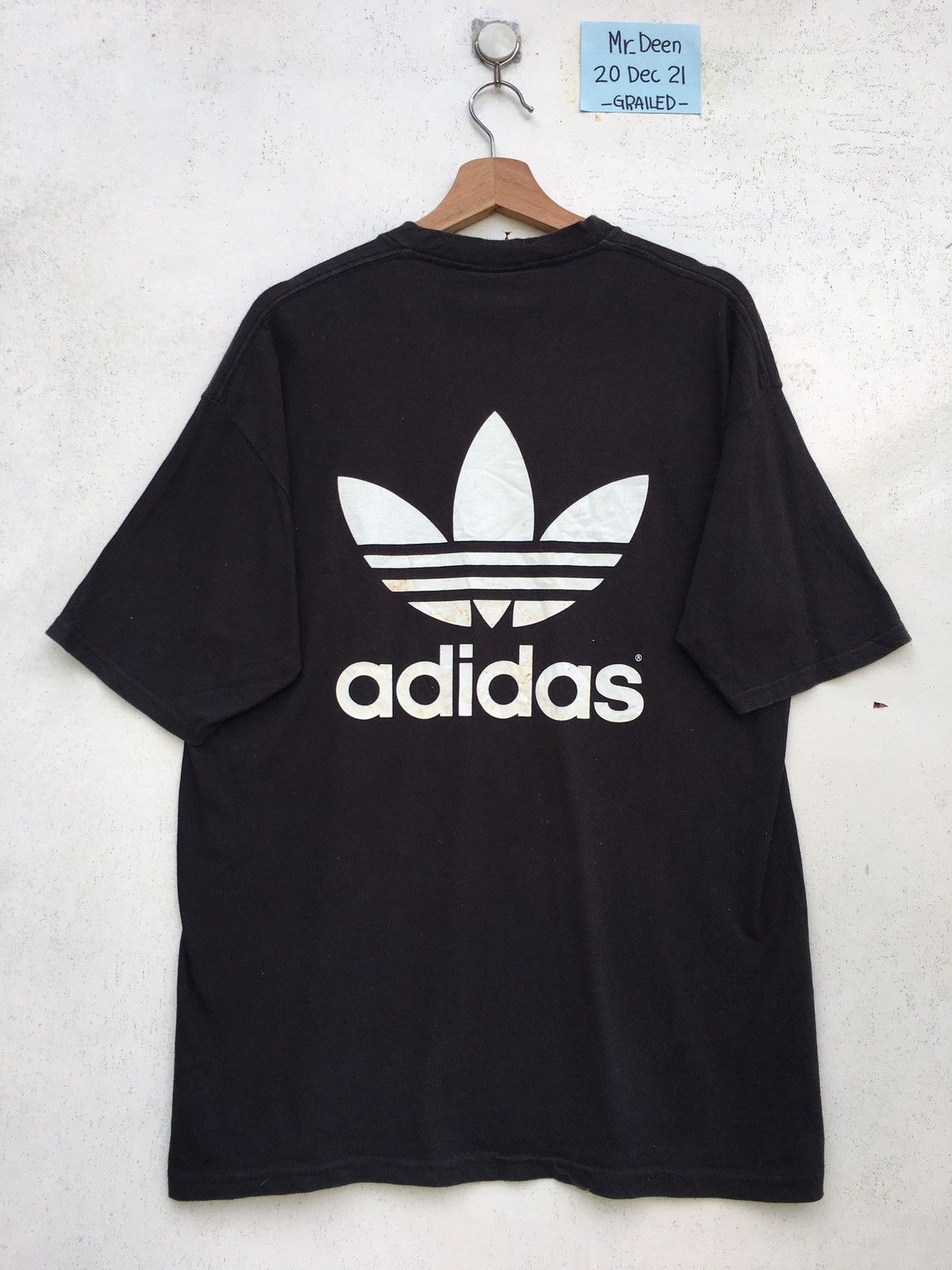 Adidas Rare Vintage Adidas Big Logo Tshirt Size US M / EU 48-50 / 2 - 4 Thumbnail