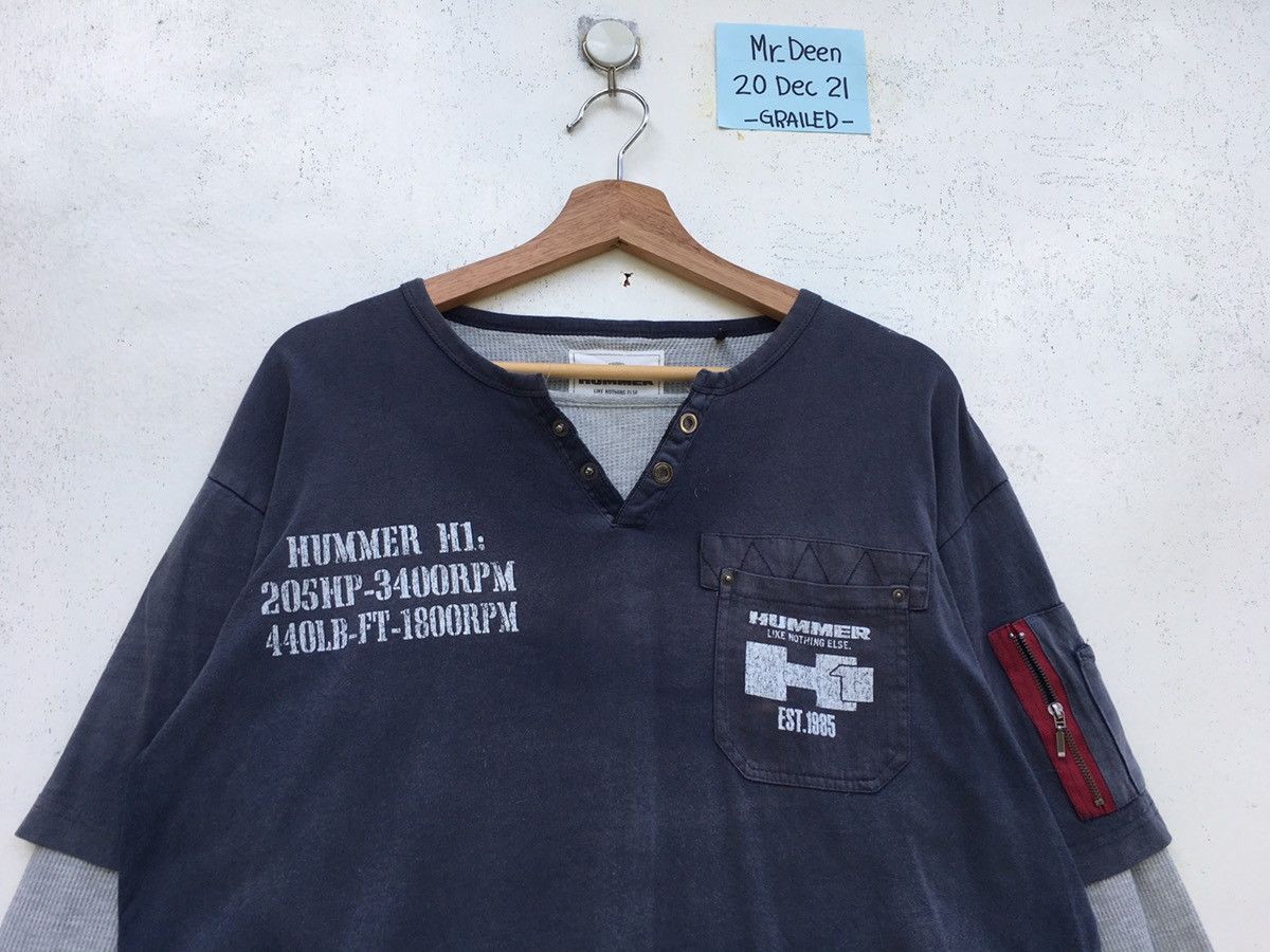 Vintage Rare Vintage Hummer Longsleeve Shirt Size US L / EU 52-54 / 3 - 12 Thumbnail