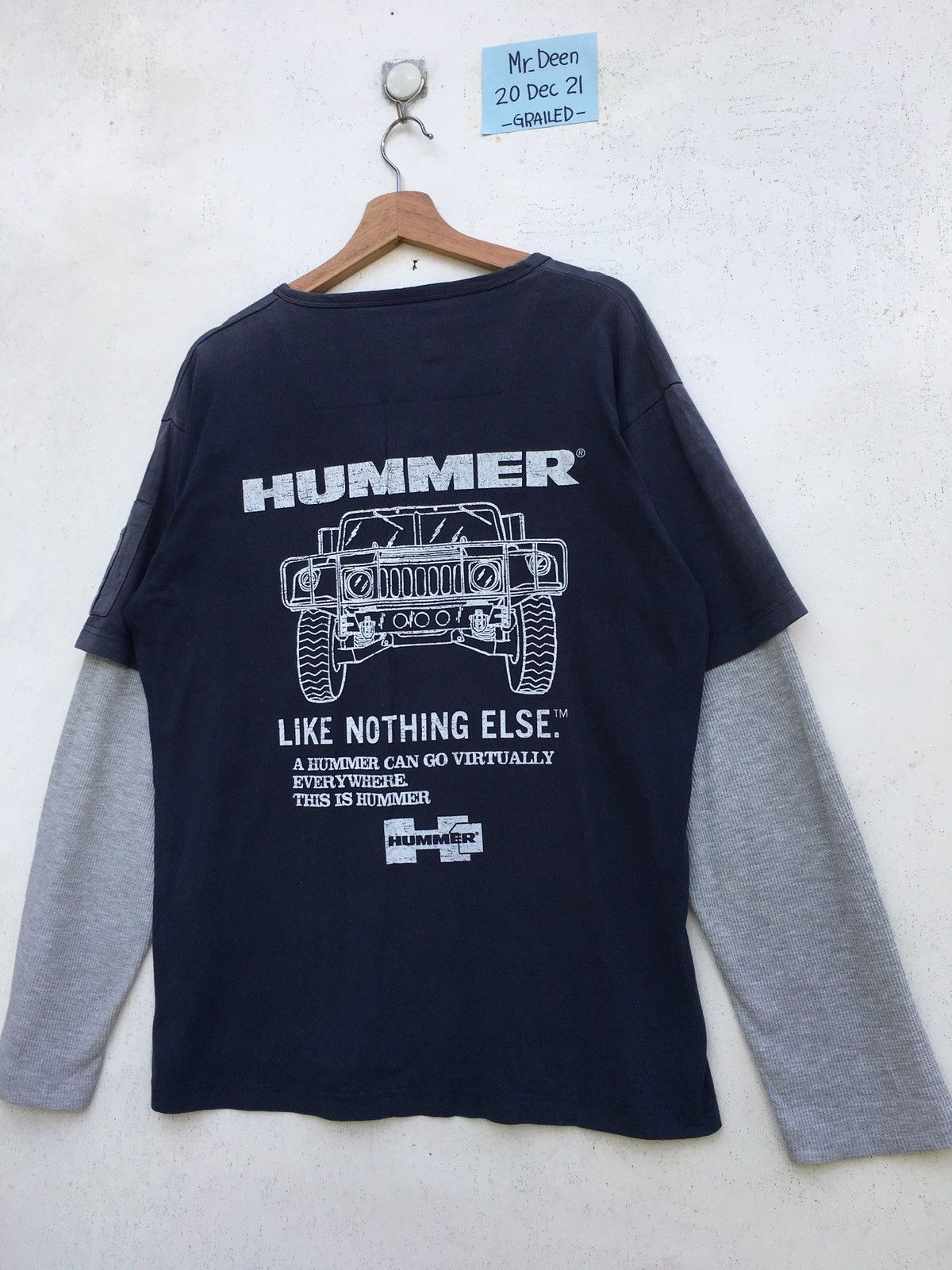 Vintage Rare Vintage Hummer Longsleeve Shirt Size US L / EU 52-54 / 3 - 4 Thumbnail