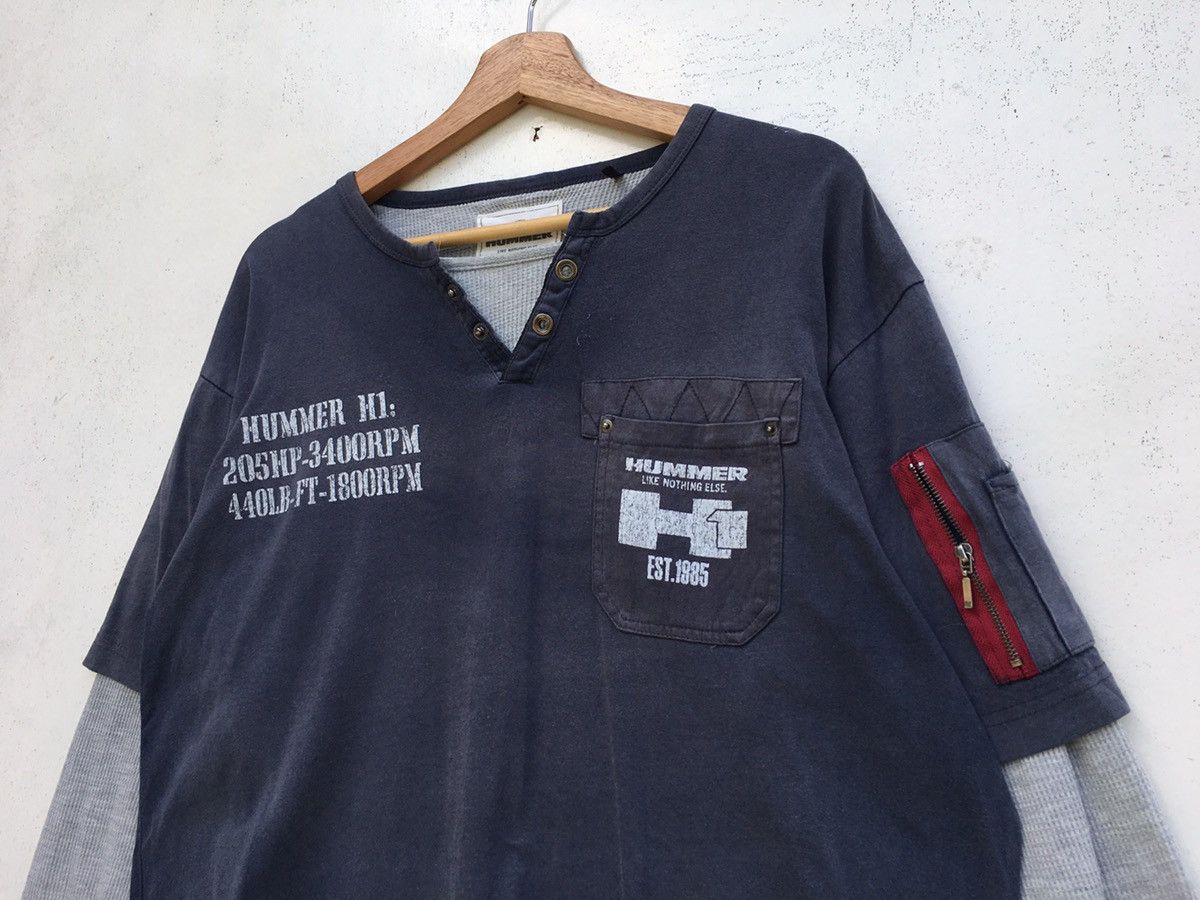 Vintage Rare Vintage Hummer Longsleeve Shirt Size US L / EU 52-54 / 3 - 13 Thumbnail