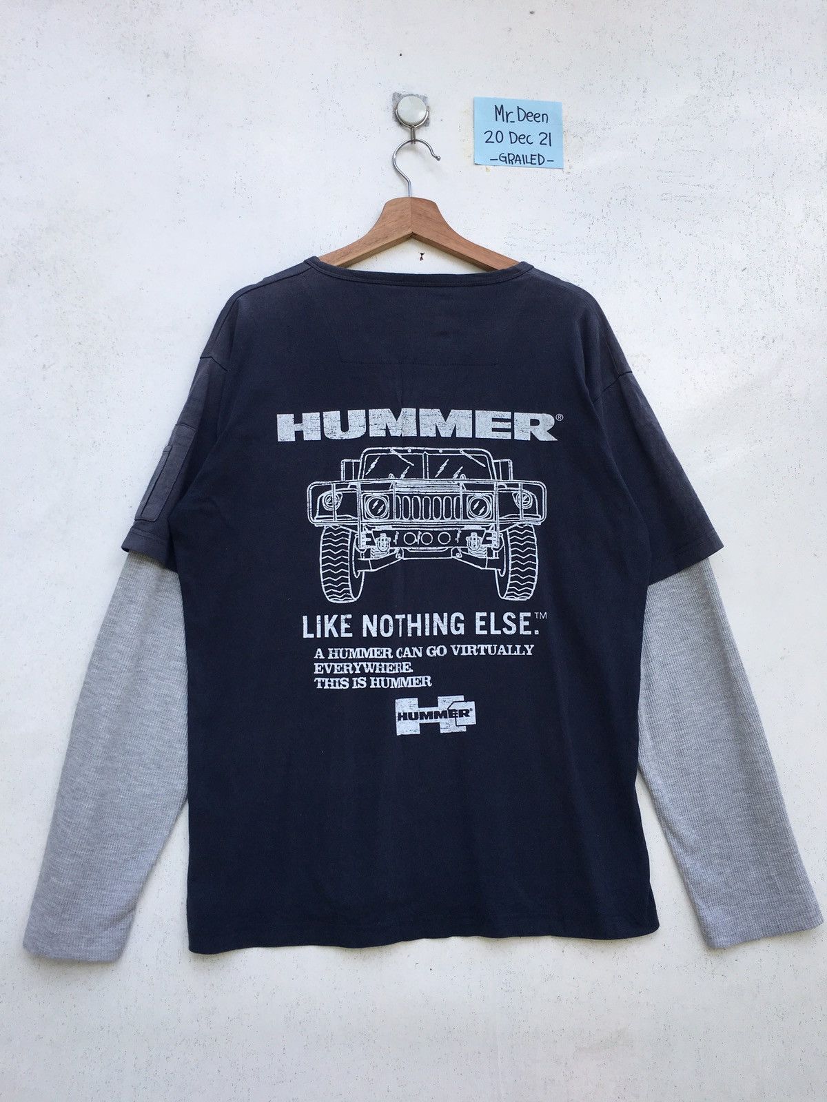 Vintage Rare Vintage Hummer Longsleeve Shirt Size US L / EU 52-54 / 3 - 2 Thumbnail