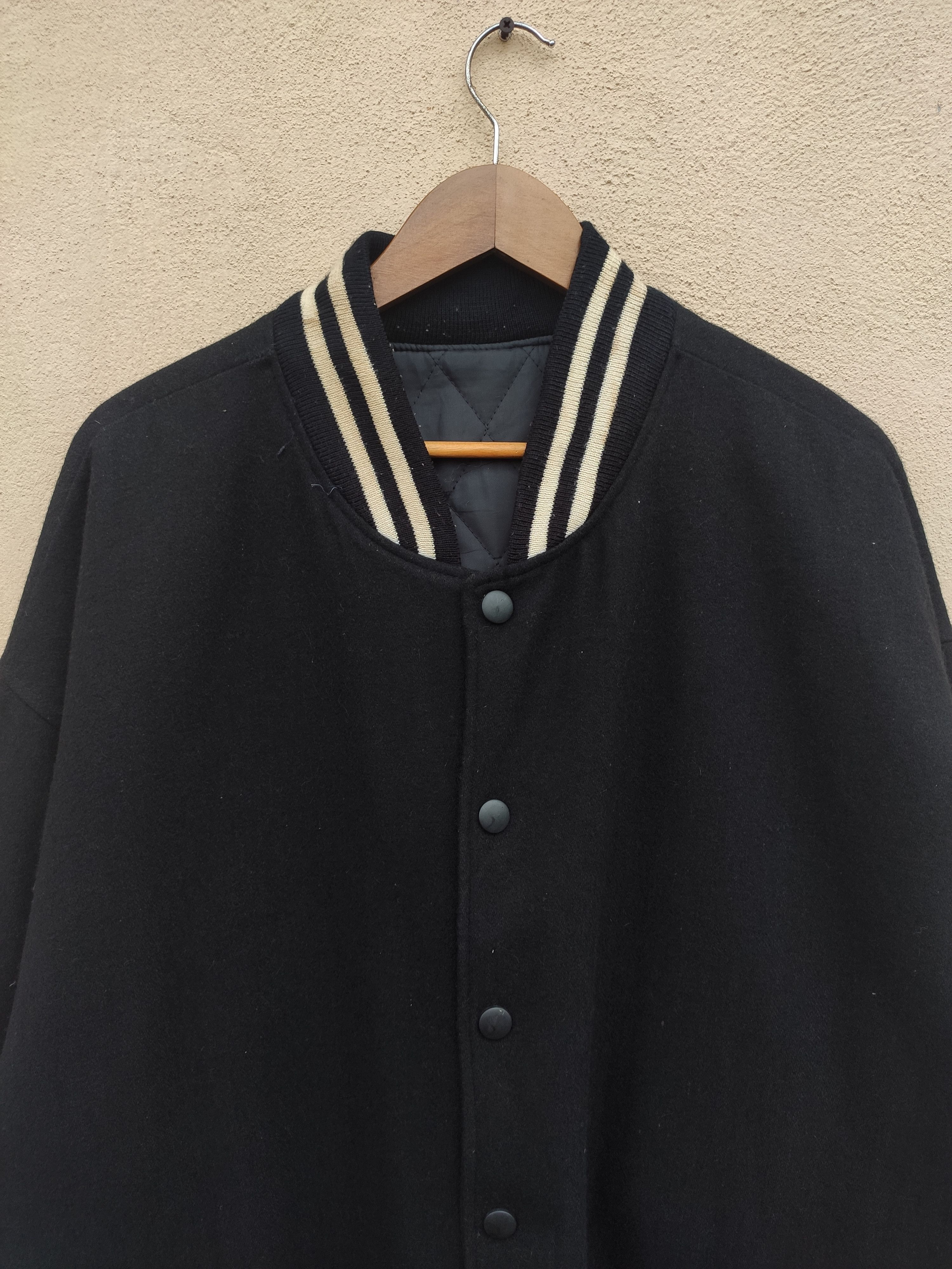 Vintage Vintage Varsity Jacket plain Size US XL / EU 56 / 4 - 2 Thumbnail