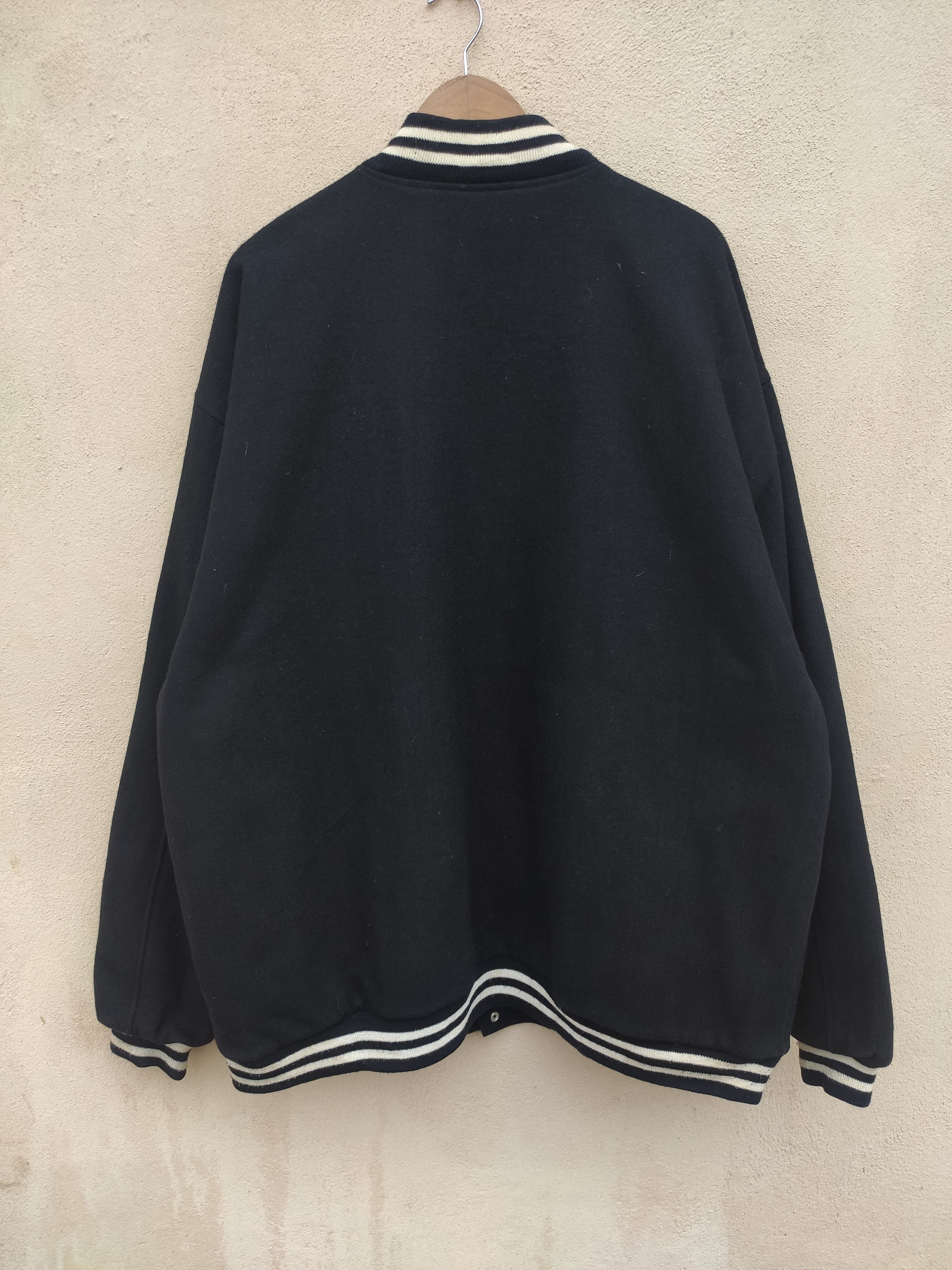 Vintage Vintage Varsity Jacket plain Size US XL / EU 56 / 4 - 4 Thumbnail