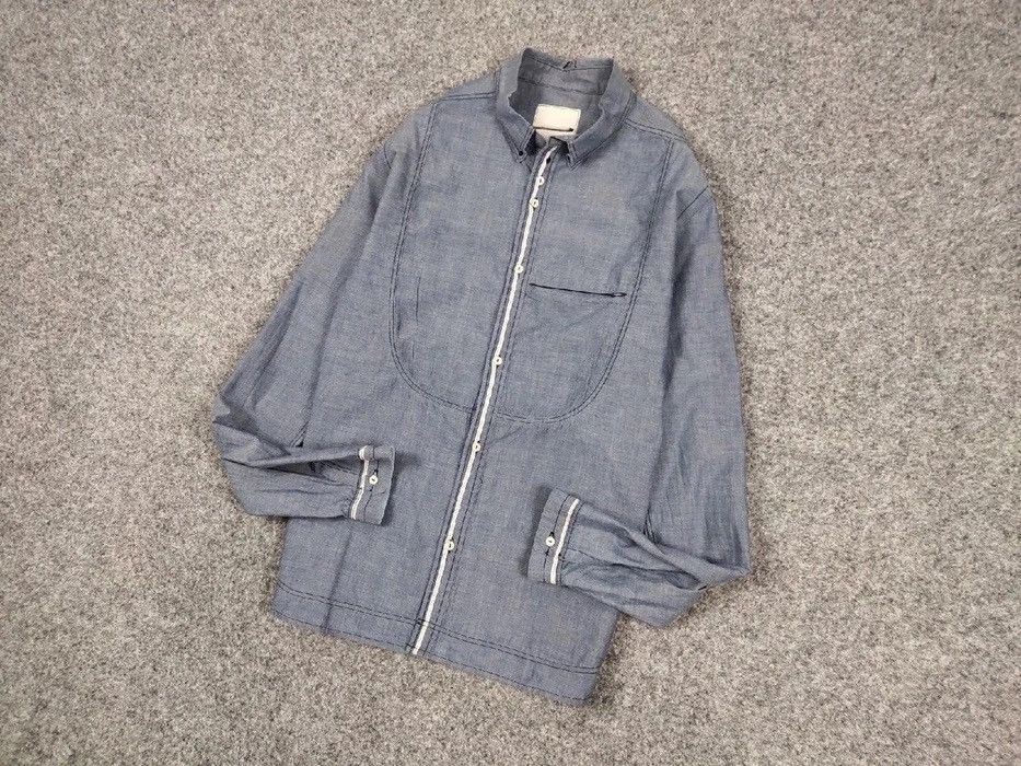 Japanese Brand Vintage Balance Co Button Up Salvage Shirt made in Japan Size US M / EU 48-50 / 2 - 13 Thumbnail