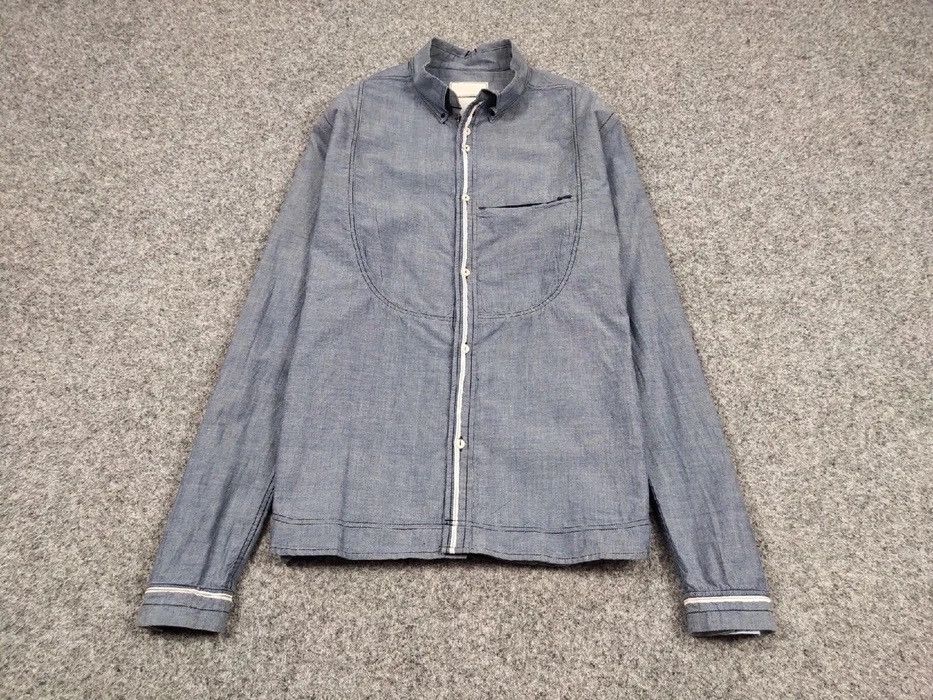 Japanese Brand Vintage Balance Co Button Up Salvage Shirt made in Japan Size US M / EU 48-50 / 2 - 2 Thumbnail