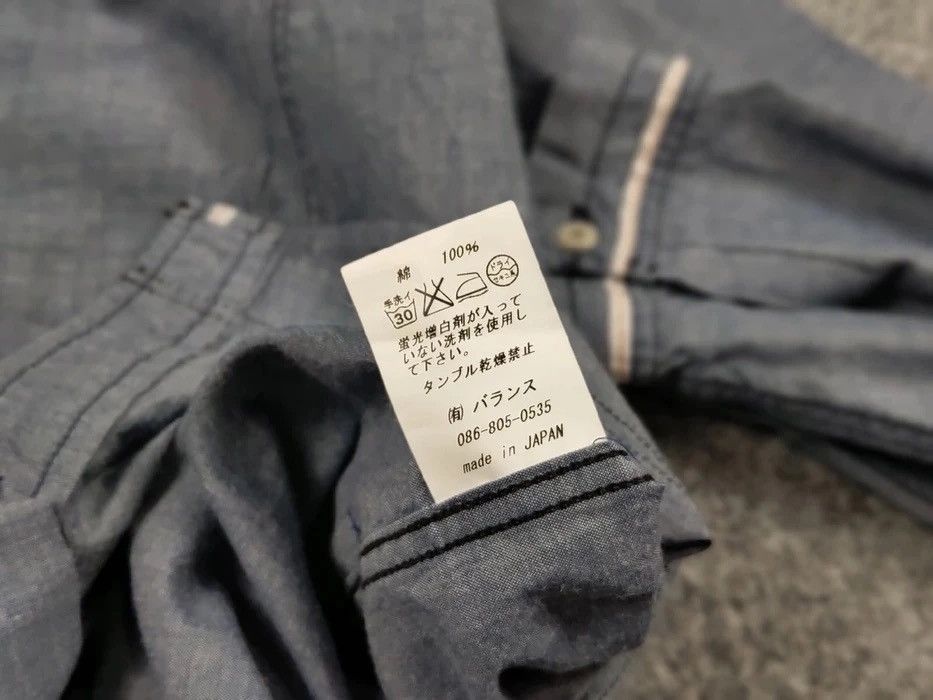 Japanese Brand Vintage Balance Co Button Up Salvage Shirt made in Japan Size US M / EU 48-50 / 2 - 18 Thumbnail