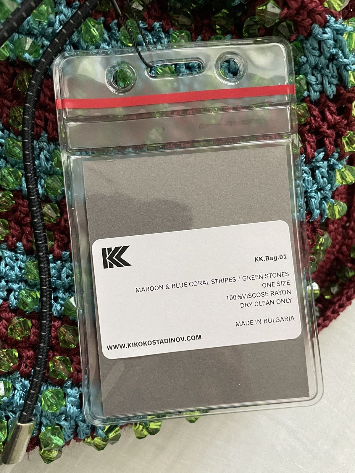 Kiko Kostadinov KK.BAG.01 MAROON 1/20 | Grailed